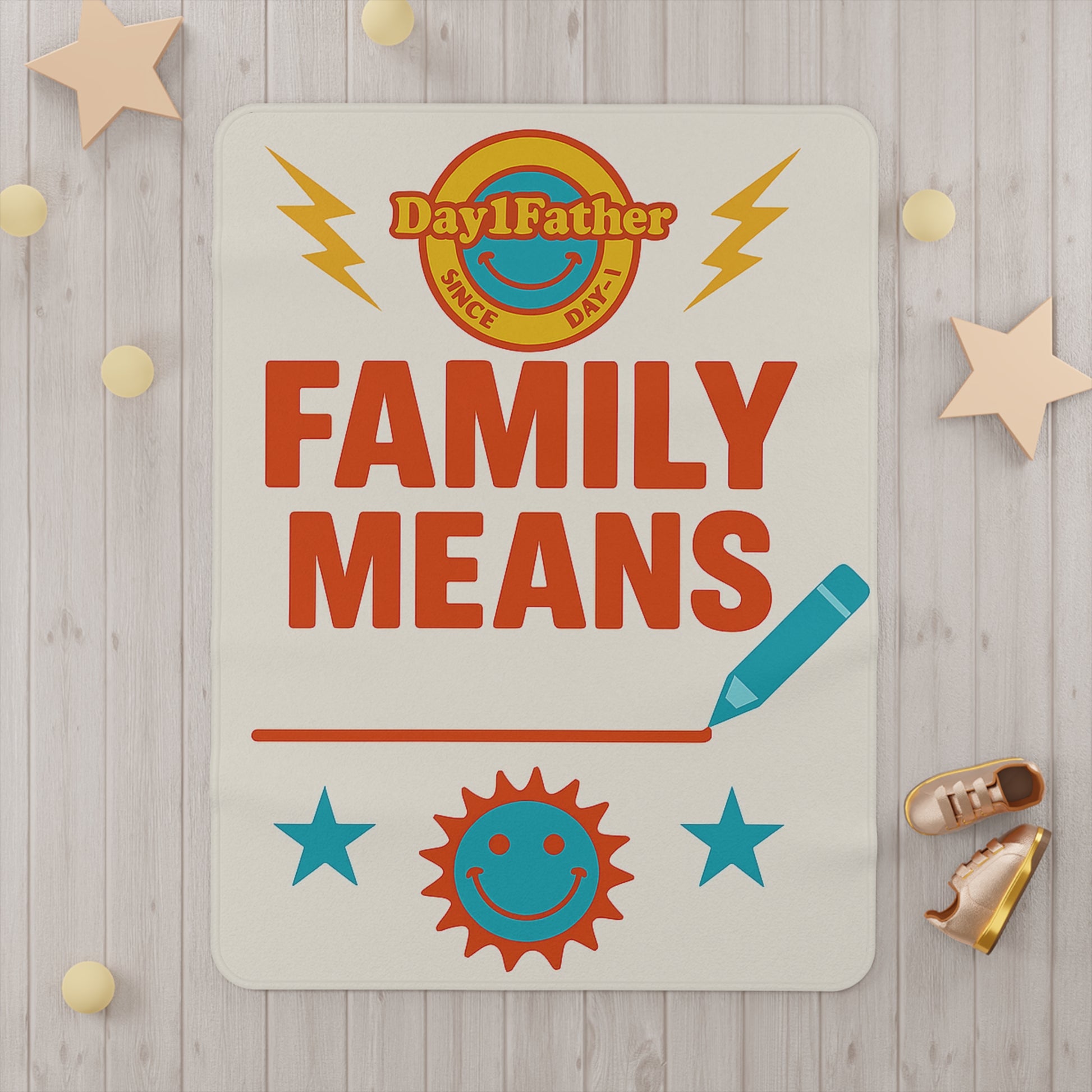 Cozy Toddler Blanket - Family Means ____