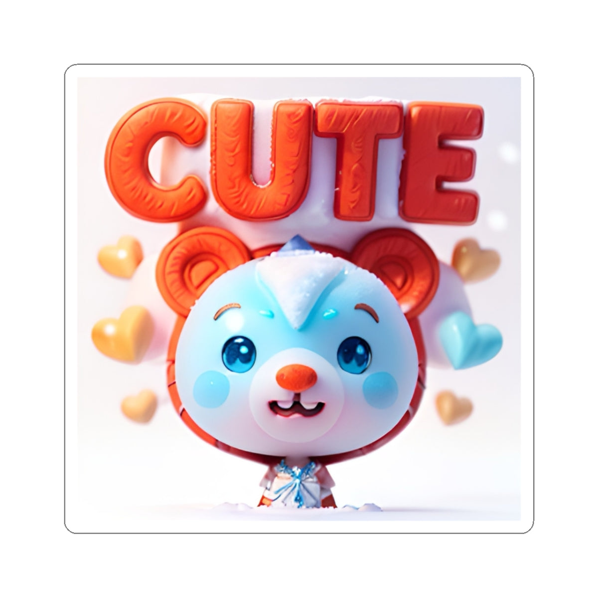 Kiss-Cut Stickers- Aww BB Bear