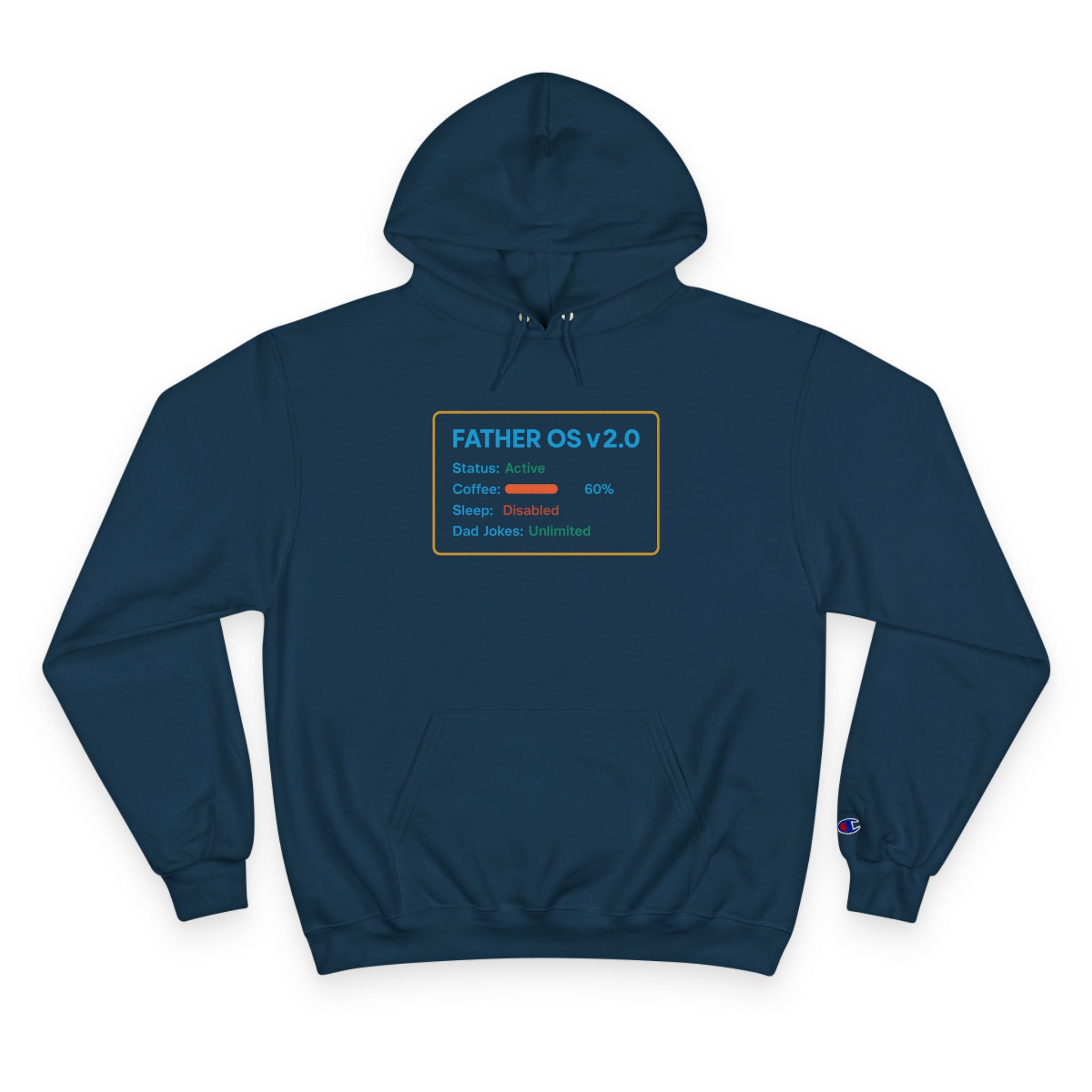 “Day1Father Tech Dad Champion Hoodie”