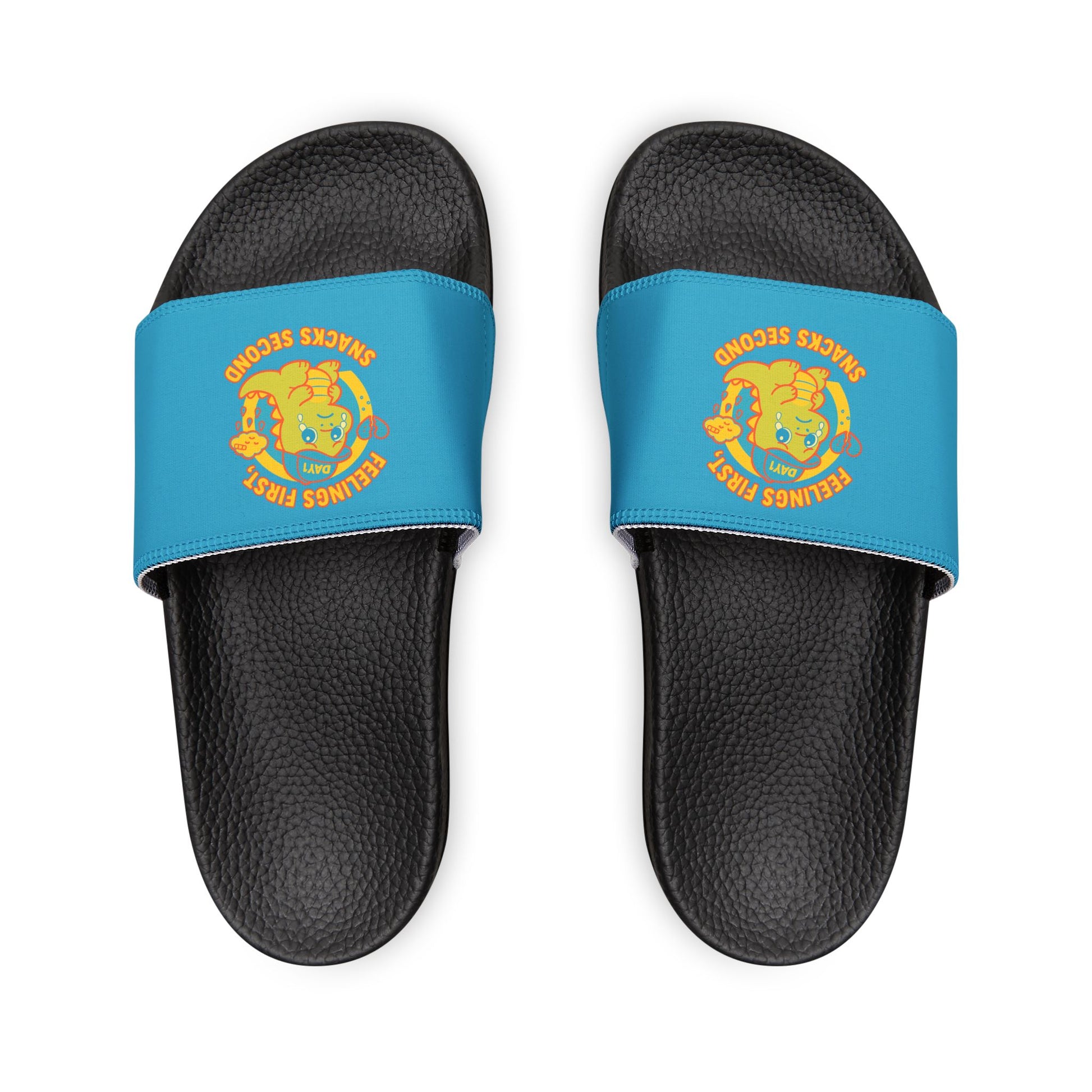 Weepy Rex Feelings First Youth Sandals - Kids Removable Strap Slides