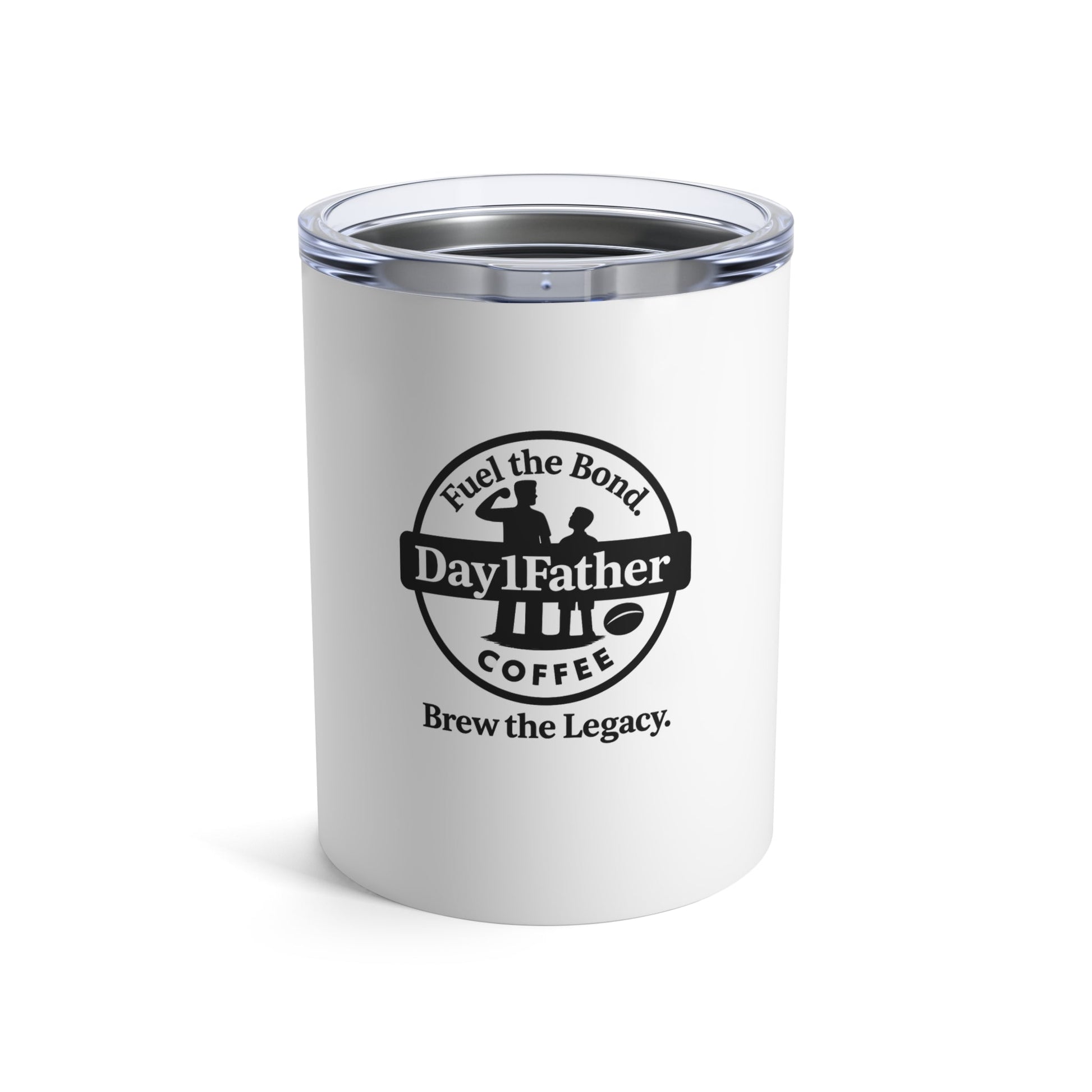 Stylish coffee tumbler with durable stainless steel and BPA-free lid for hot or cold beverages.