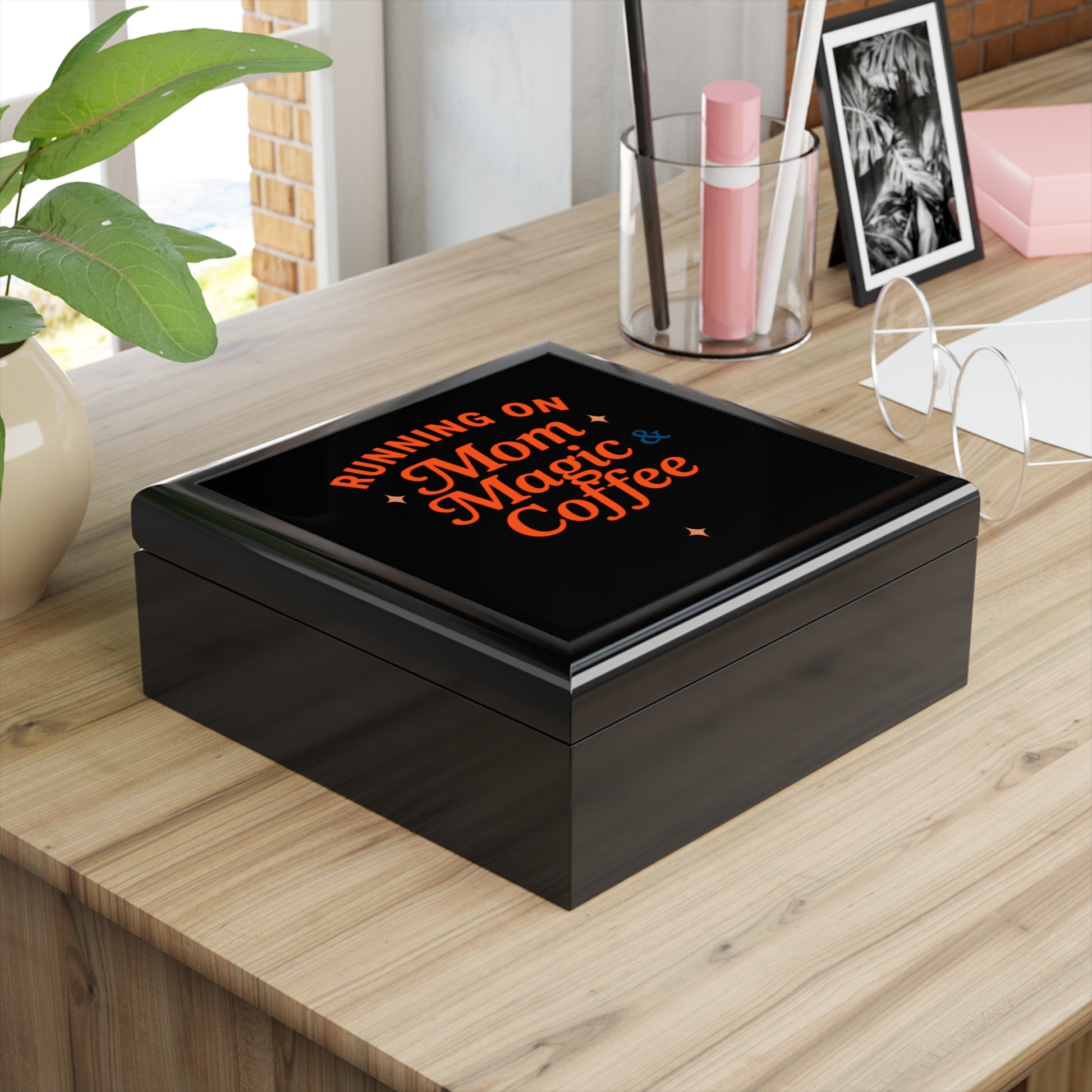 “Mom Magic & Coffee Jewelry Box”