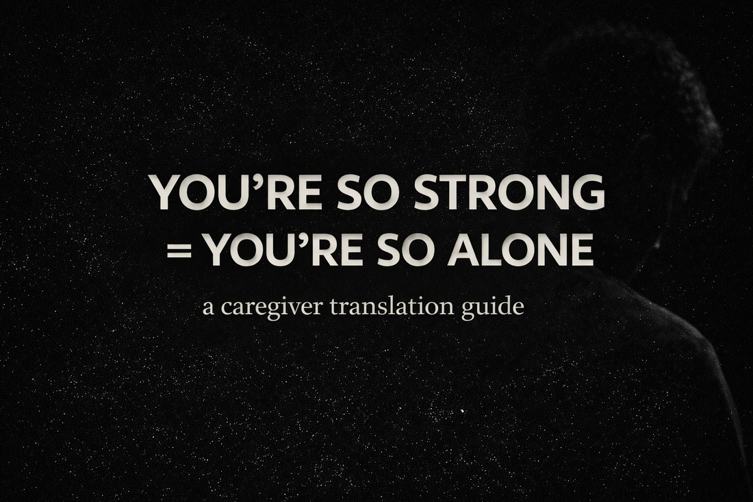 White font you’re so strong black background 