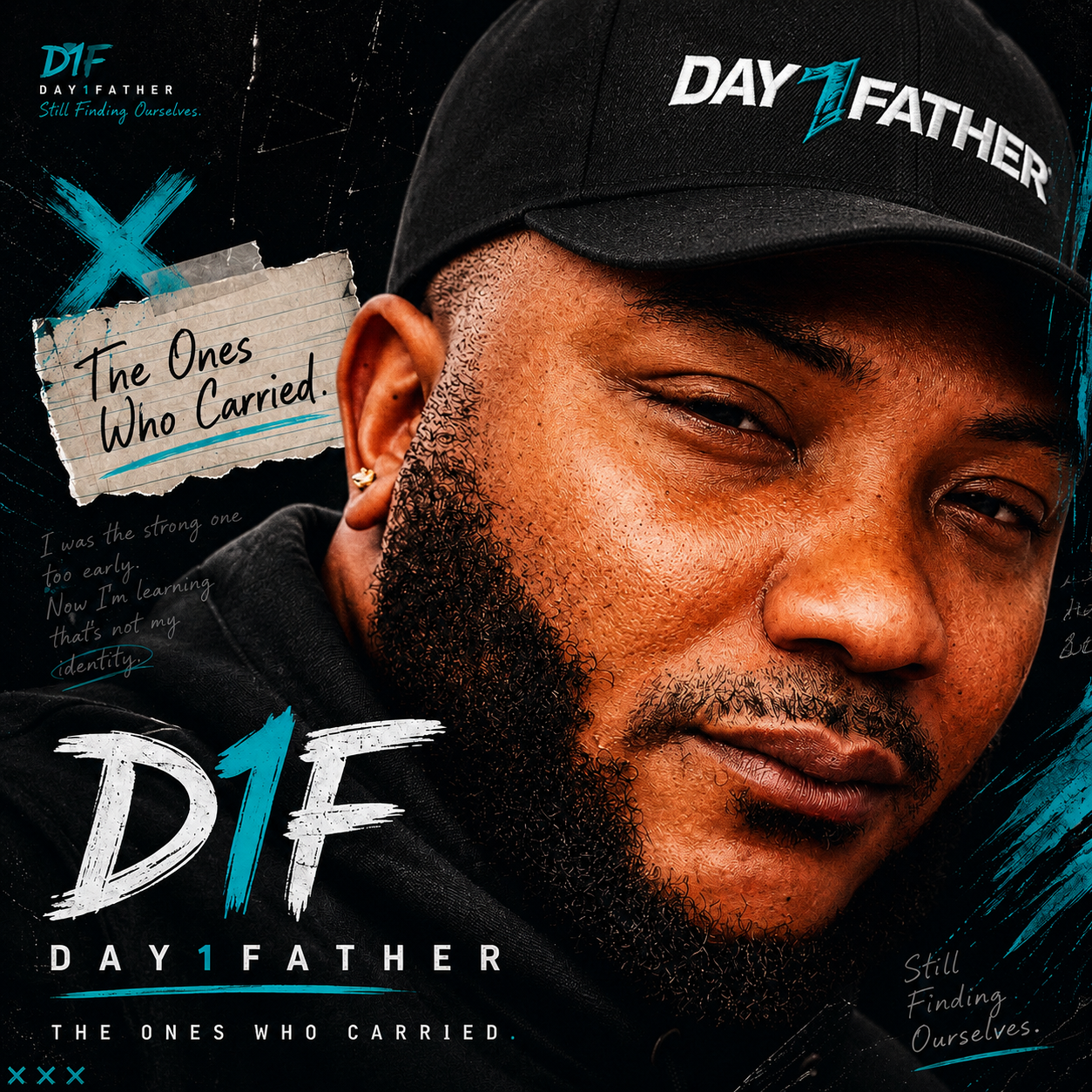 Robert Williams, founder of Day1Father, sharing the story behind The Ones Who Carried and why Day1Father was created for strong children who became exhausted adults.