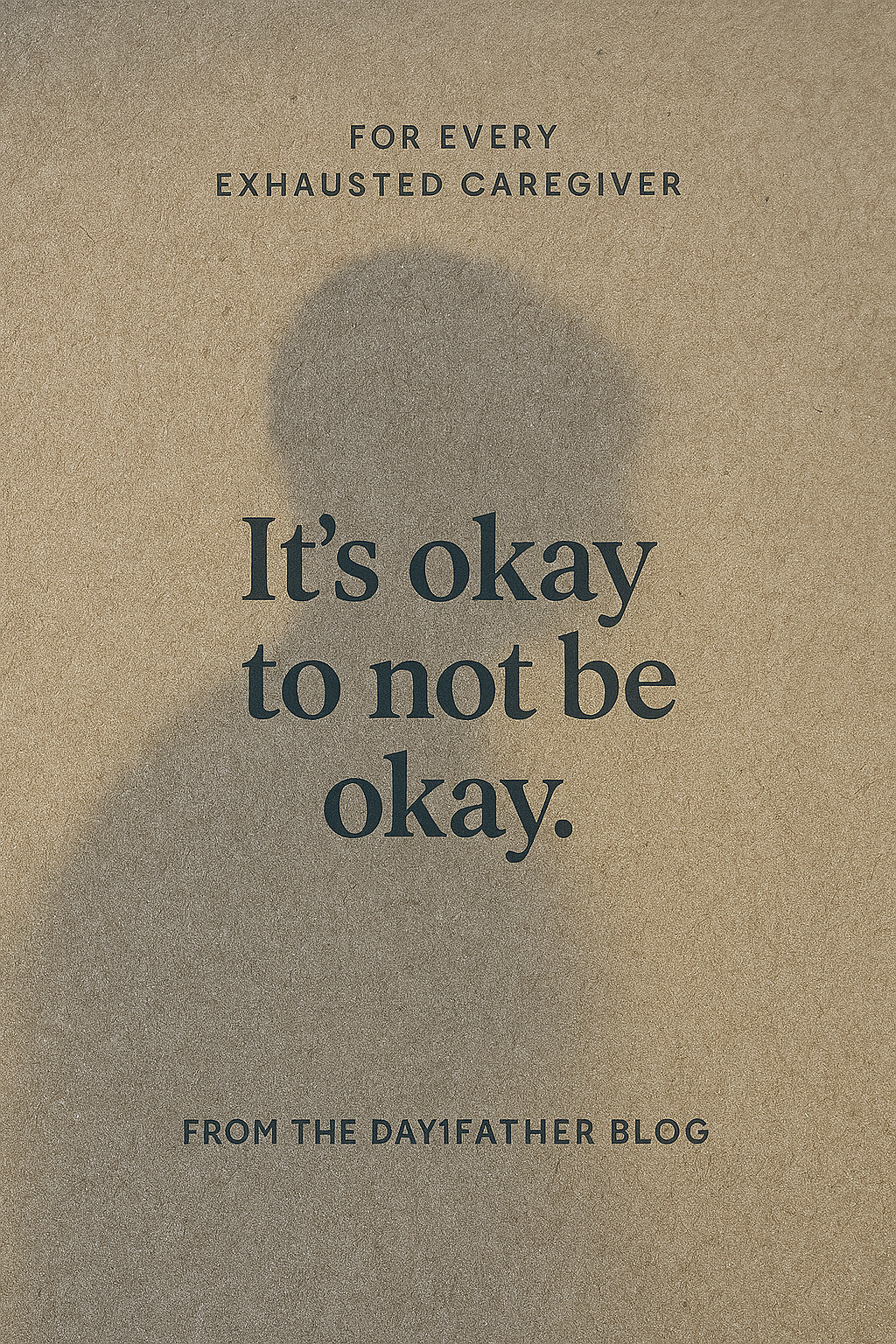 Kid silhouette it’s okay to not be okay