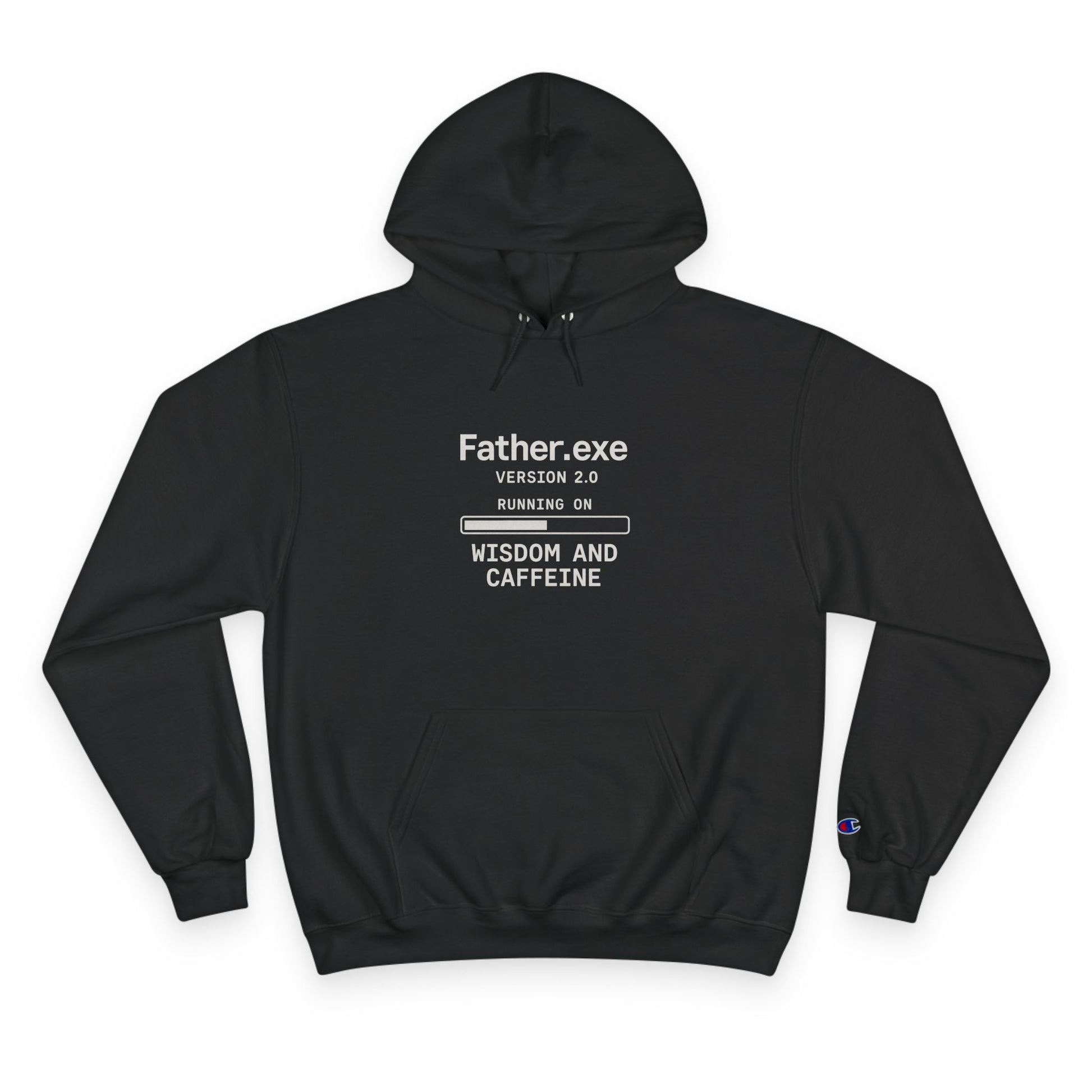 Father .exe Champion Hoodie - Funny Dad Programming Gift