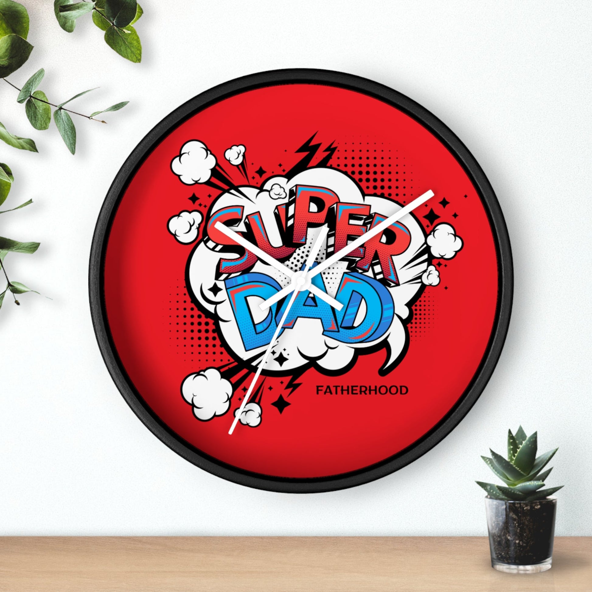 Wall Clock- Super Dad