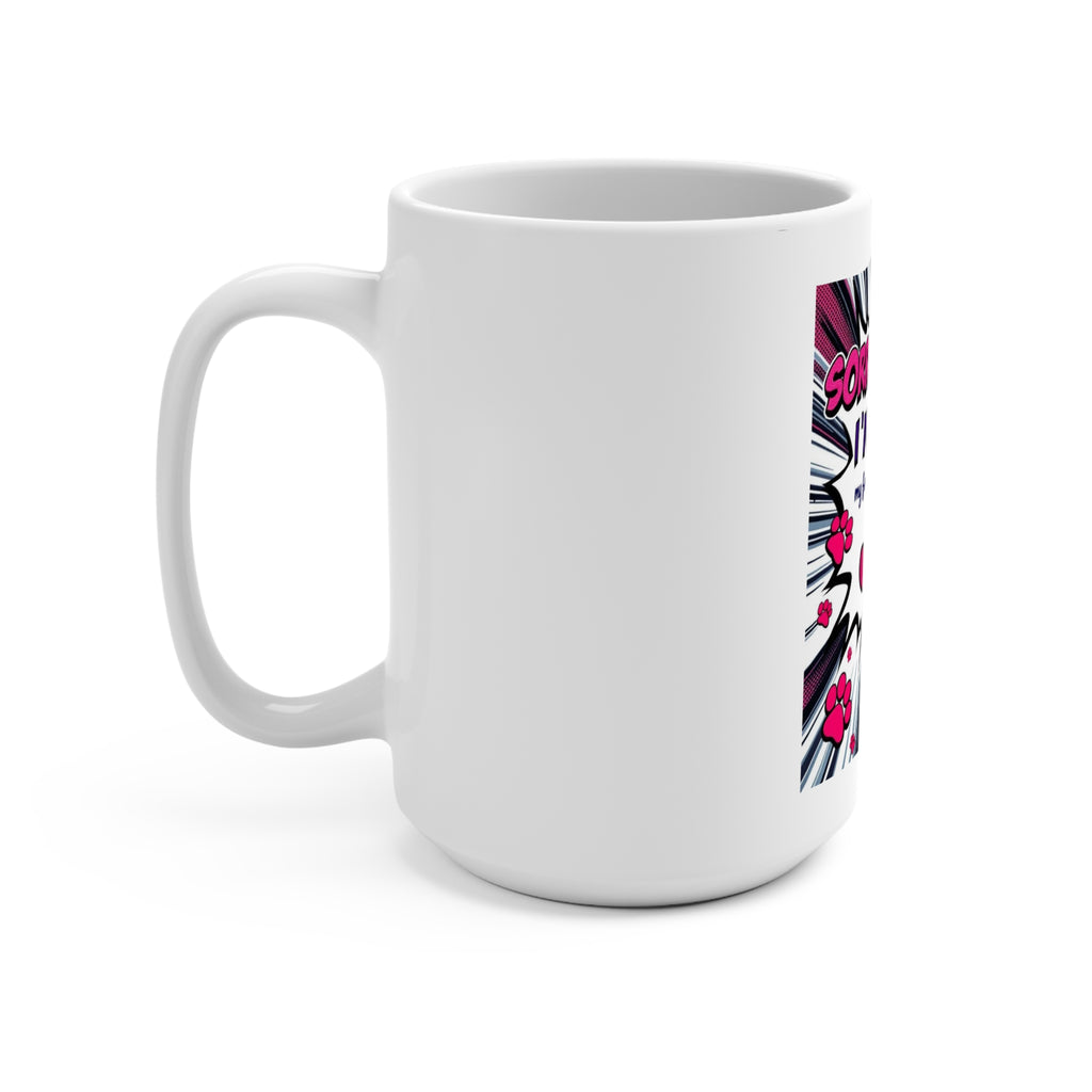 Day1father Furry Bestie Mug | Pet Lover Gift | Caregiver & Pet Parent | 15oz Ceramic