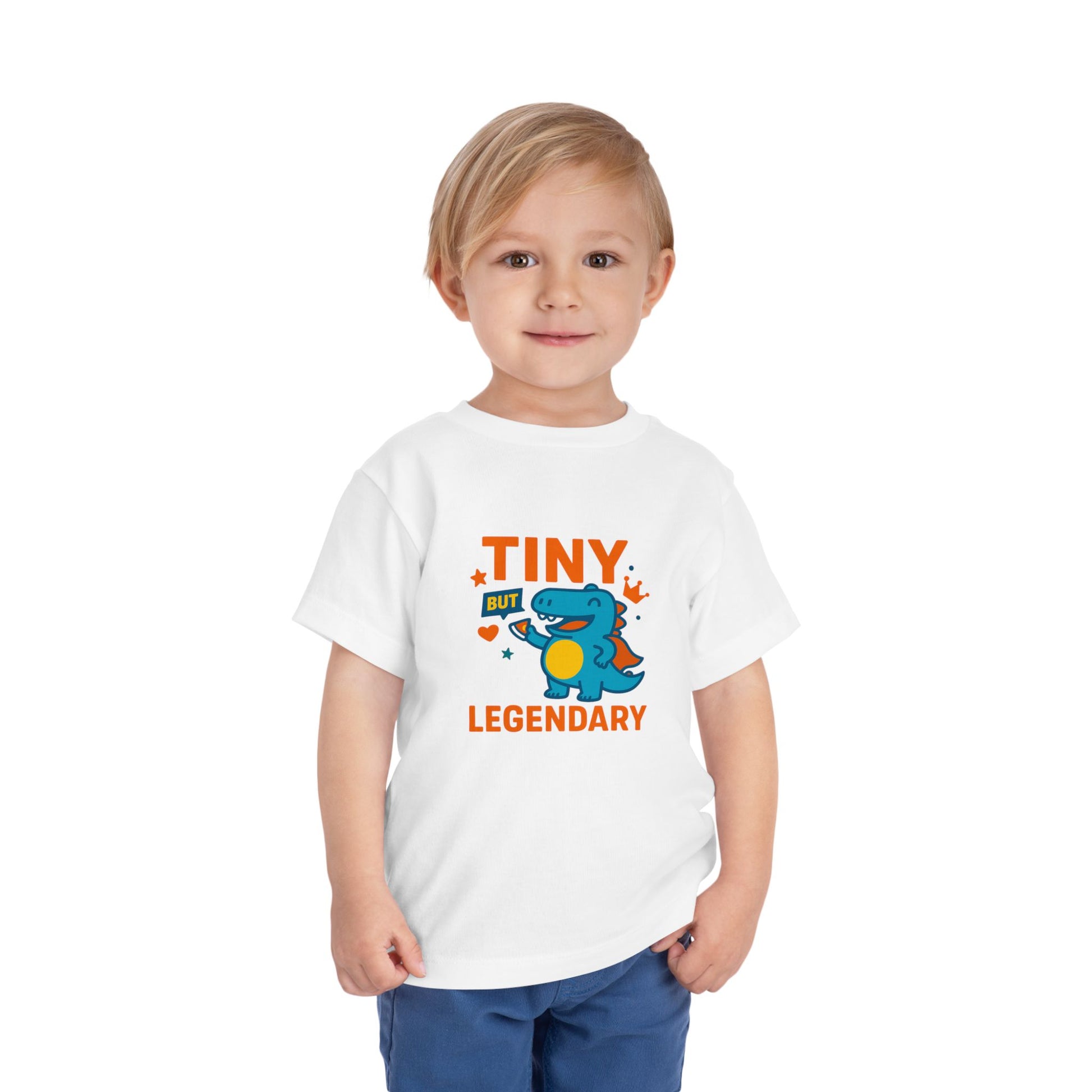 Tiny Legendary Dinosaur T-Shirt - Toddler Short Sleeve Tee