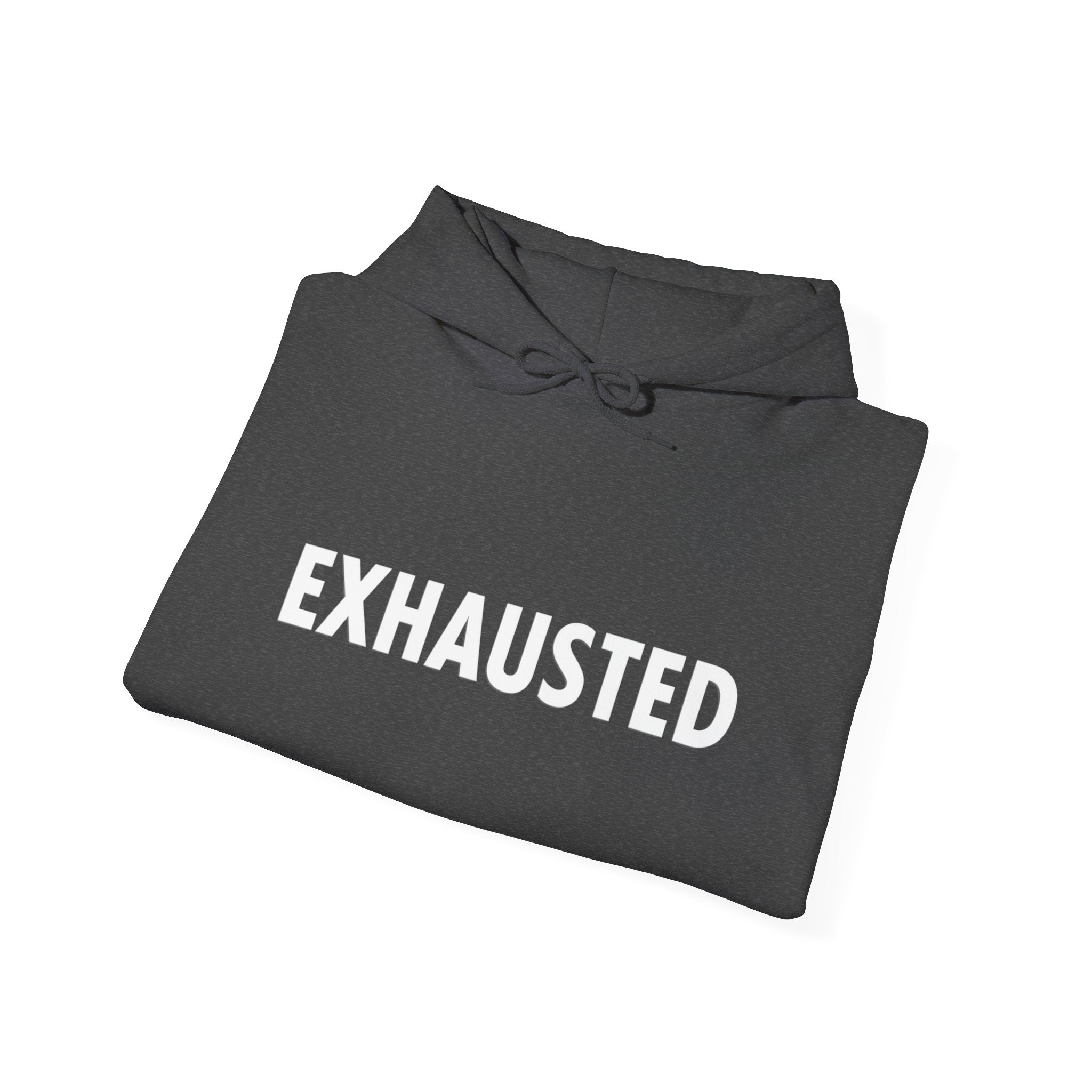 Exhausted and Enough Hoodie - Caregiver Hoodie - Burnout Support - Caregiver Gift