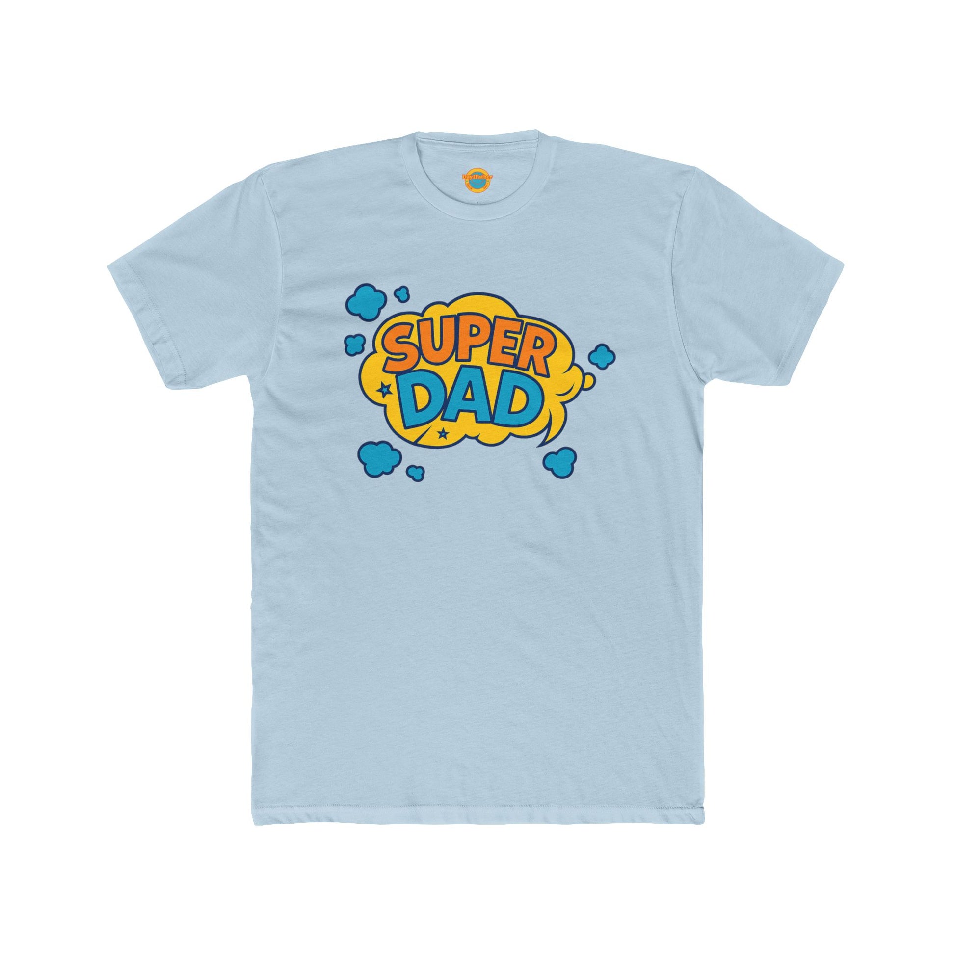 Cotton Crew Tee - Day1father Branded Super Dad Tee