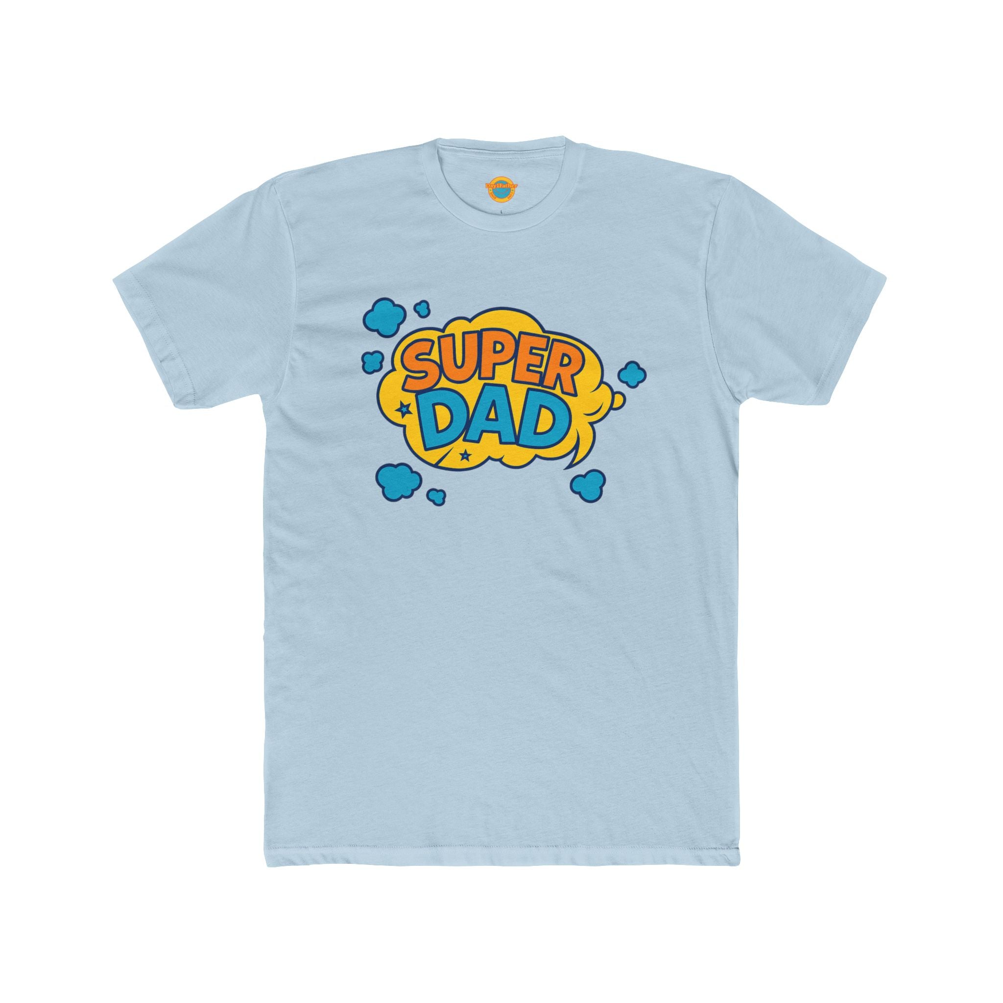 Cotton Crew Tee - Day1father Branded Super Dad Tee