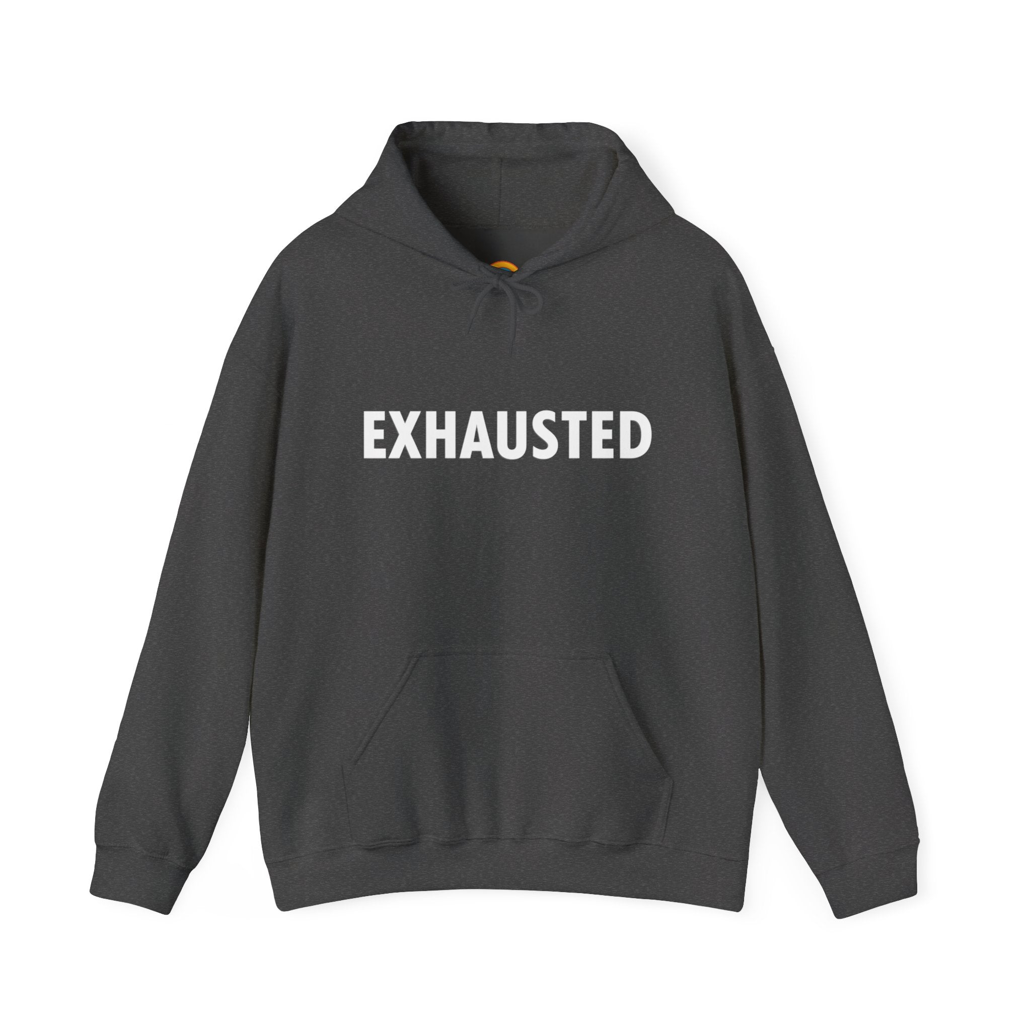Exhausted and Enough Hoodie - Caregiver Hoodie - Burnout Support - Caregiver Gift