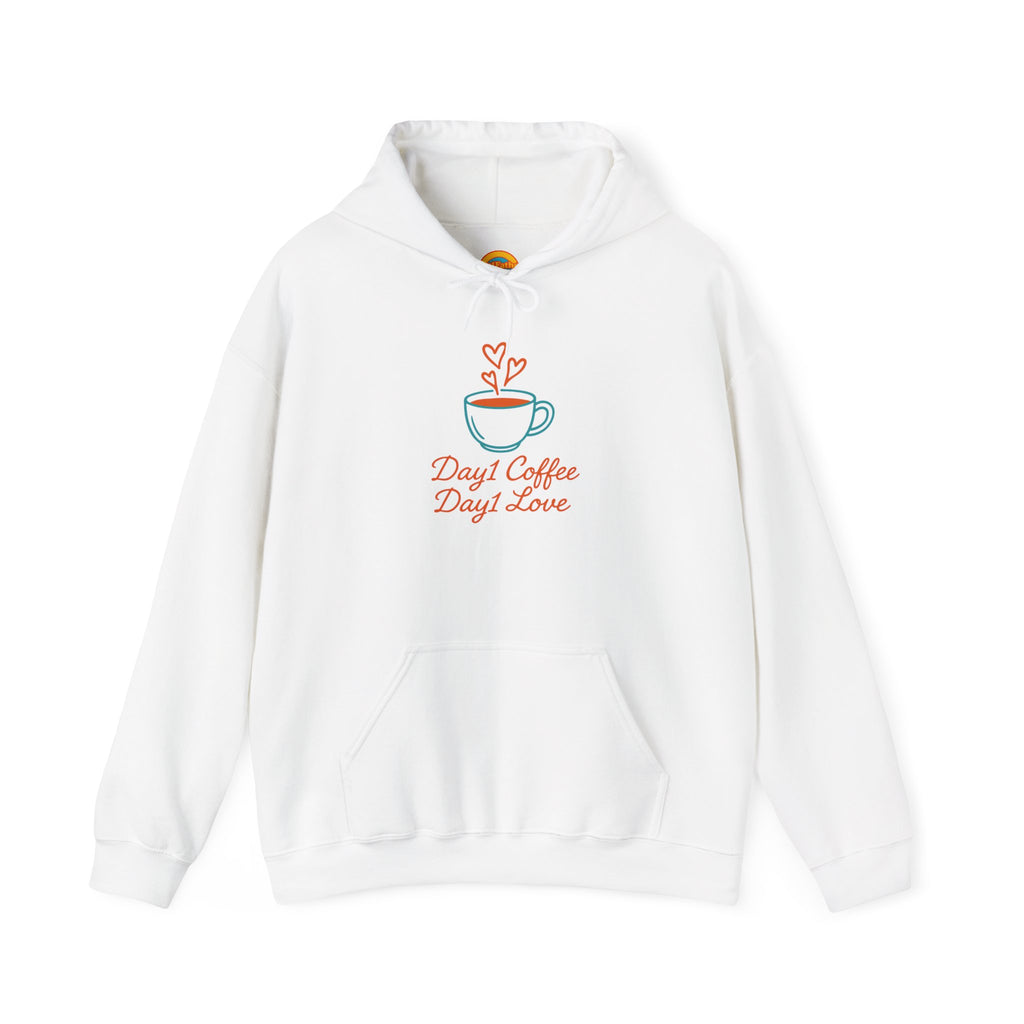 “Day1 Coffee Love Hoodie - Cozy Sweatshirt”
