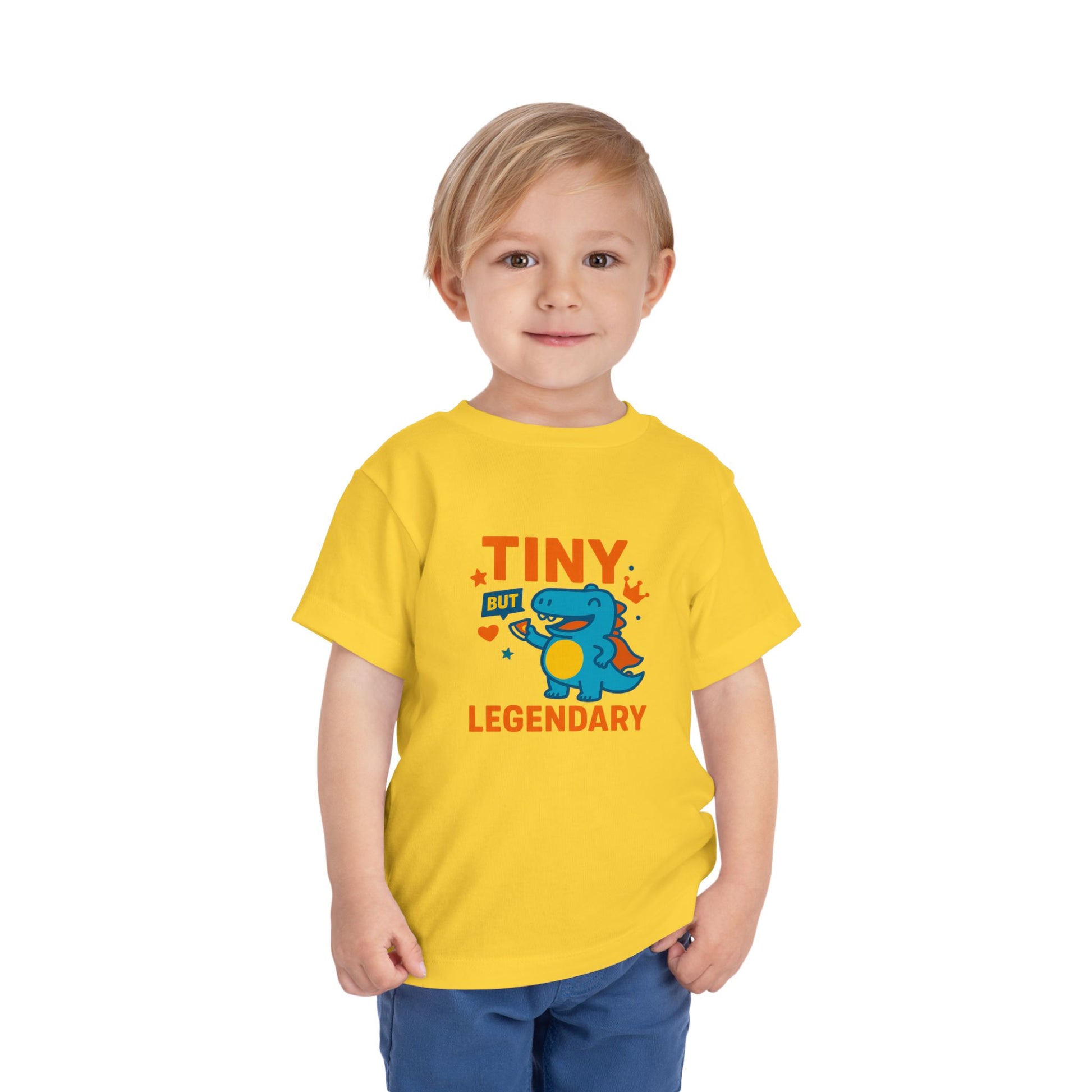 Tiny Legendary Dinosaur T-Shirt - Toddler Short Sleeve Tee
