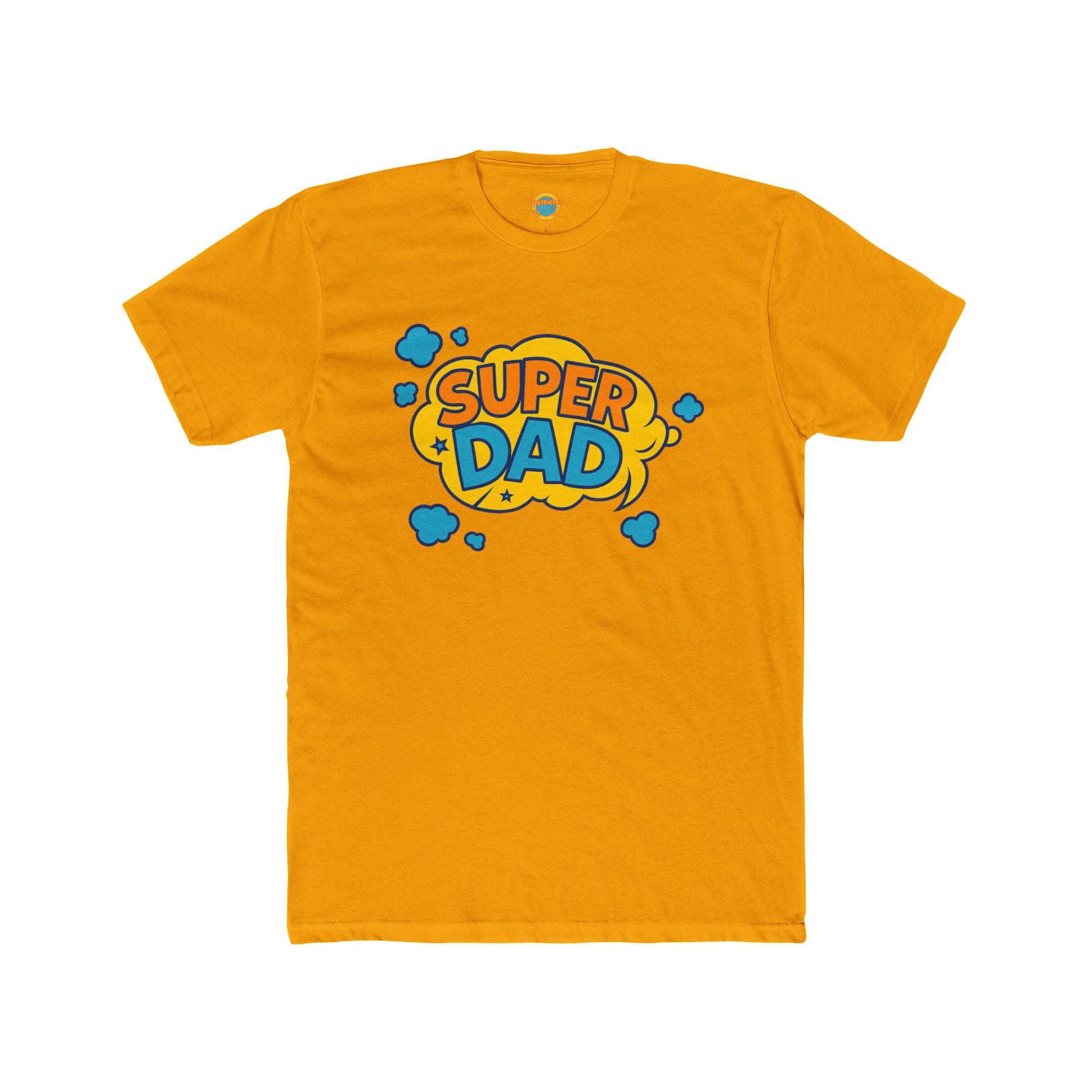 Cotton Crew Tee - Day1father Branded Super Dad Tee