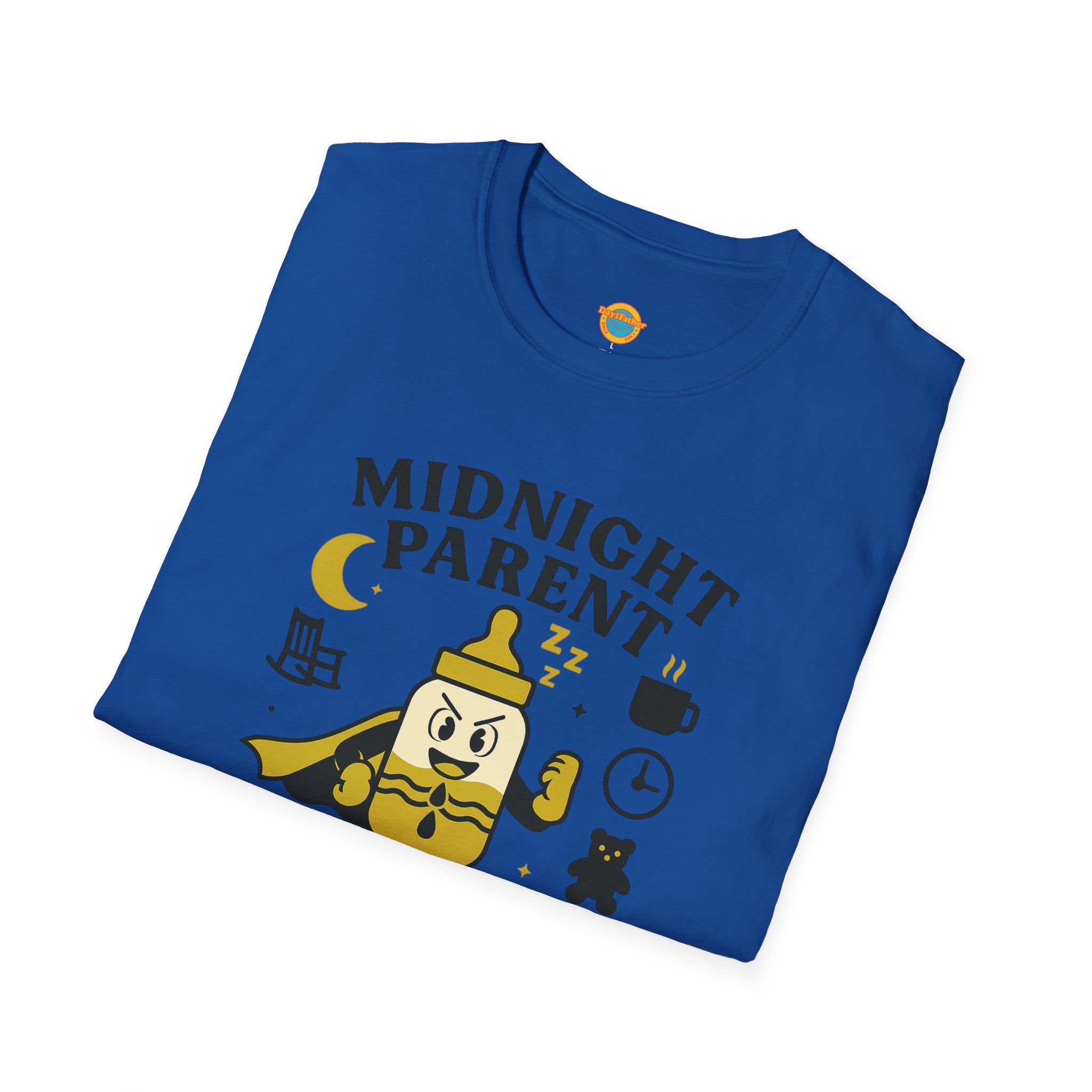 Midnight Parent Hero T-Shirt, Sleep Deprived Mom & Dad Shirt