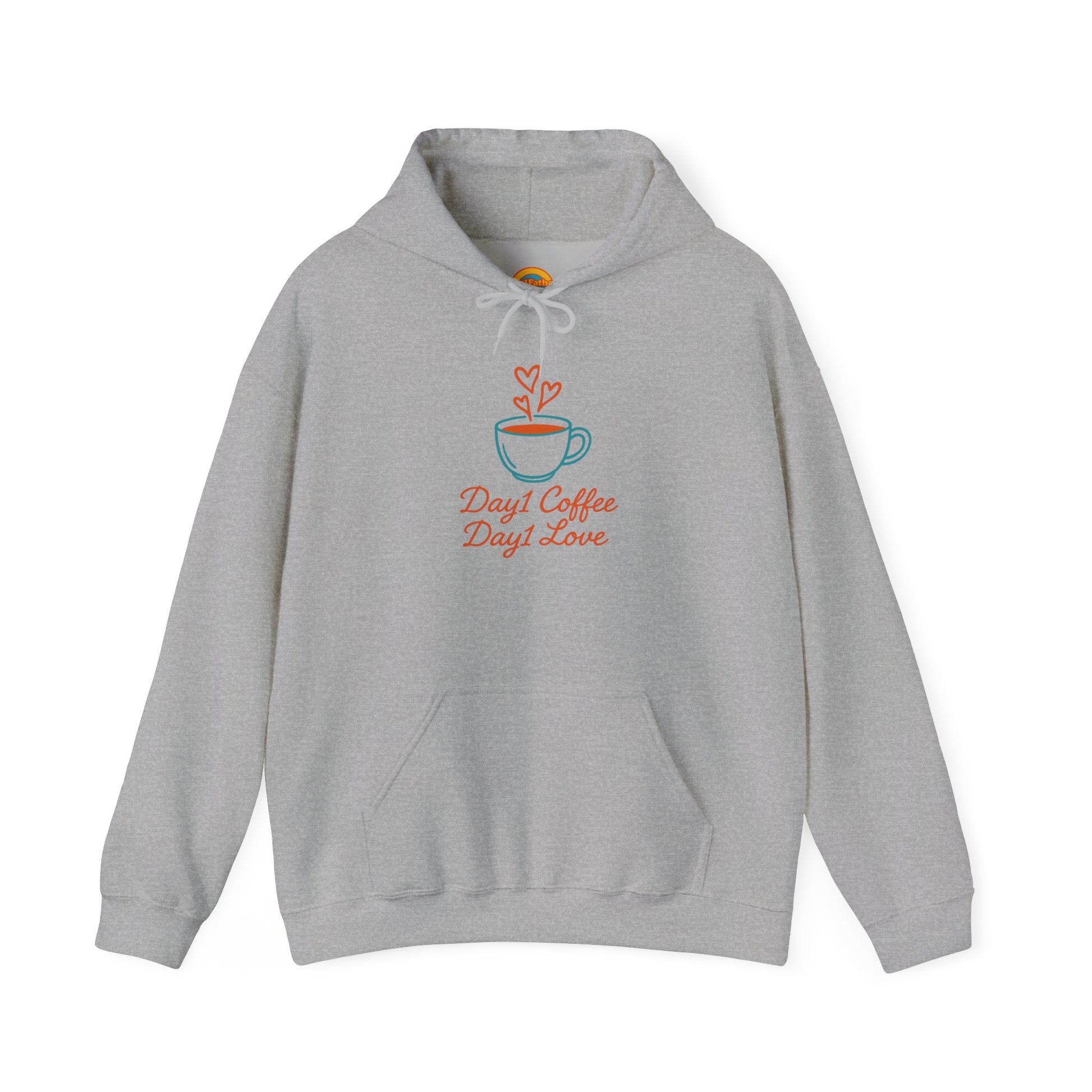 “Day1 Coffee Love Hoodie - Cozy Sweatshirt”