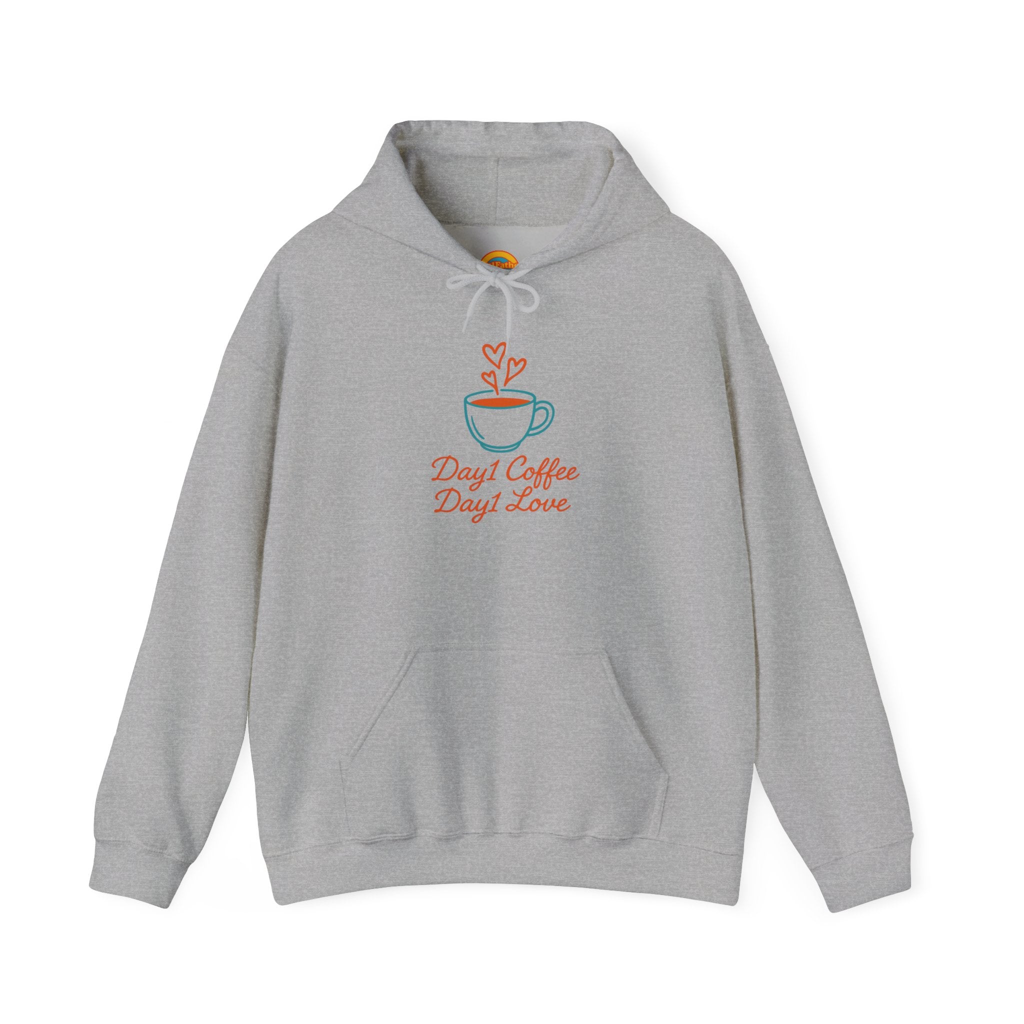 “Day1 Coffee Love Hoodie - Cozy Sweatshirt”