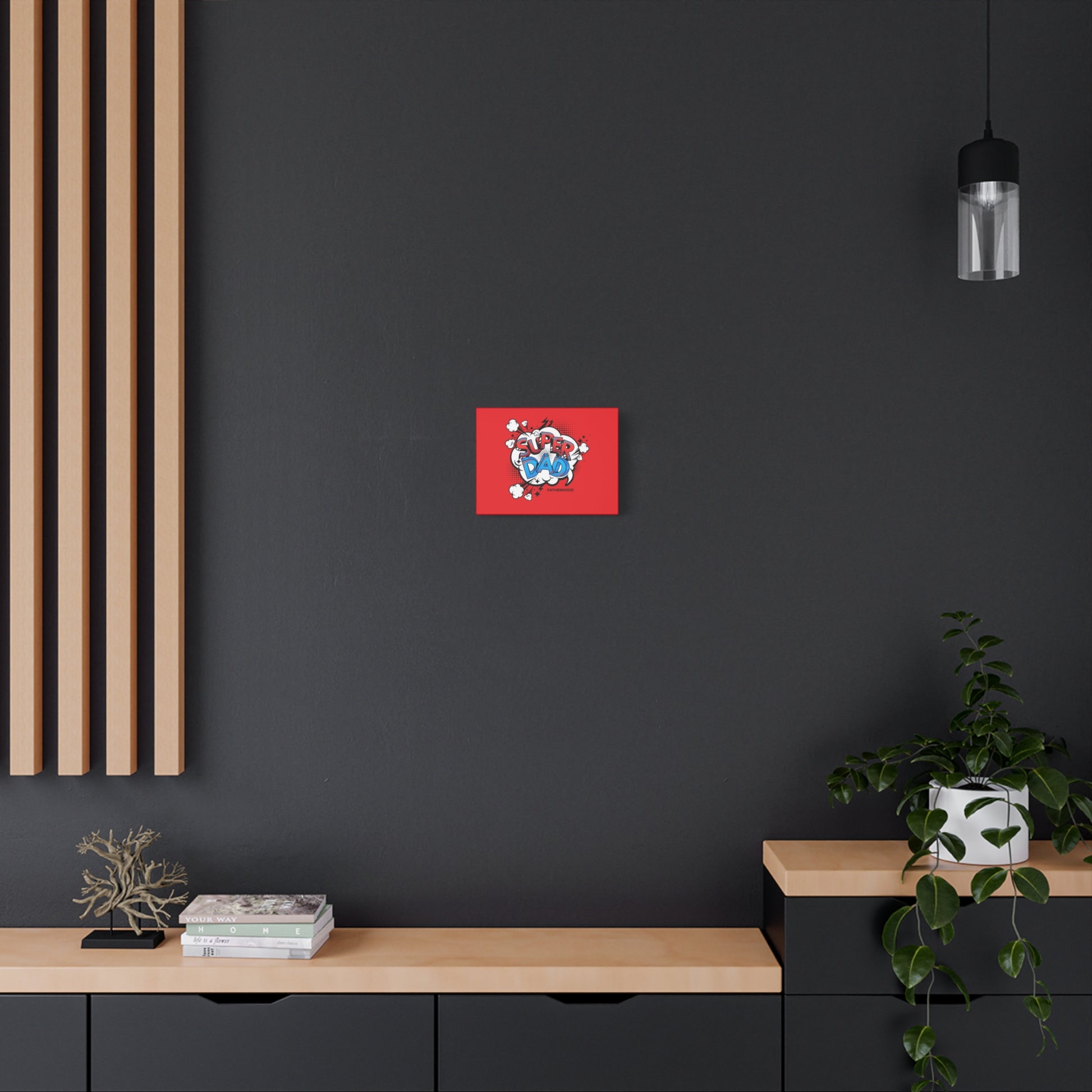 Canvas Wall Art- Super Dad