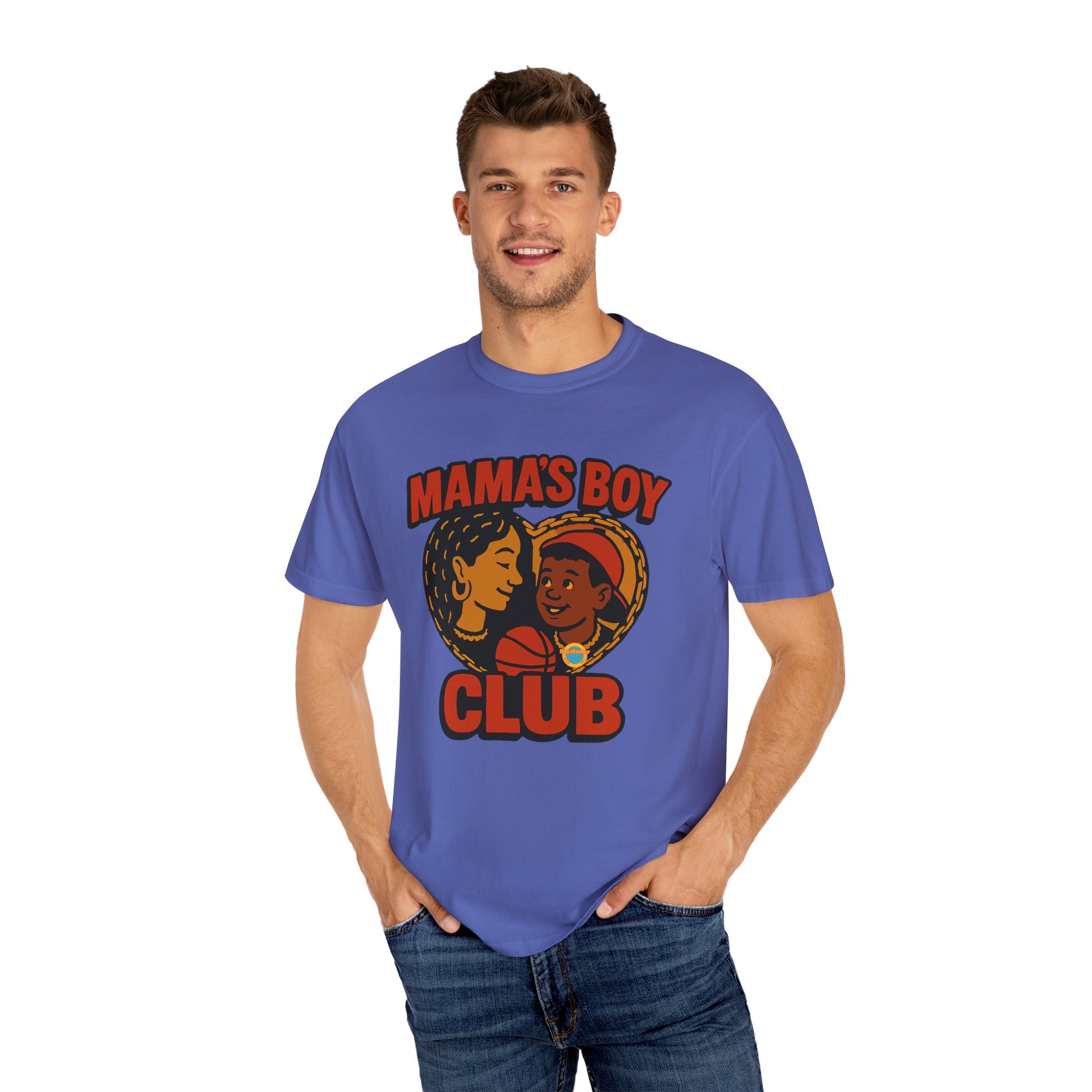 Mama's Boy Club T-shirt | Cozy Unisex Tee for Celebrating Family | Perfect Gift for Mother's Day, Birthdays, or Any Occasion