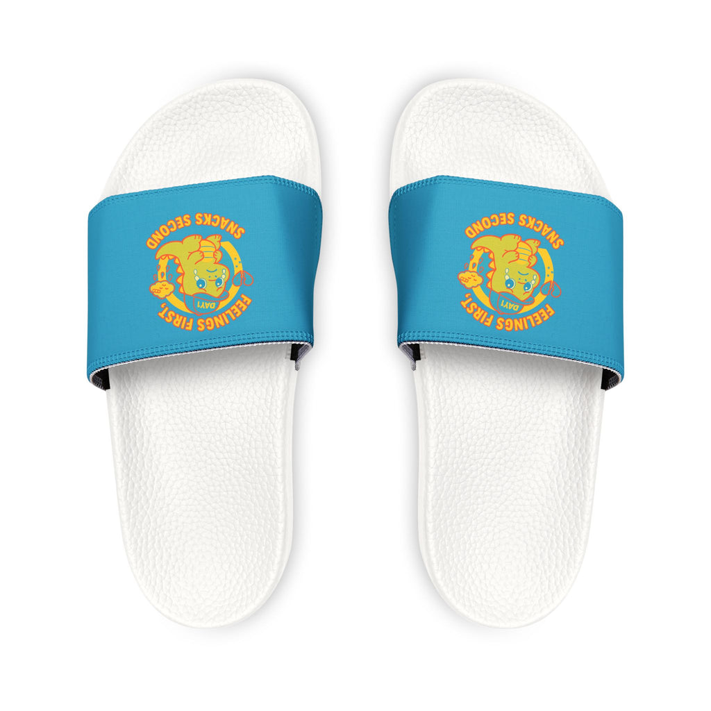 Weepy Rex Feelings First Youth Sandals - Kids Removable Strap Slides