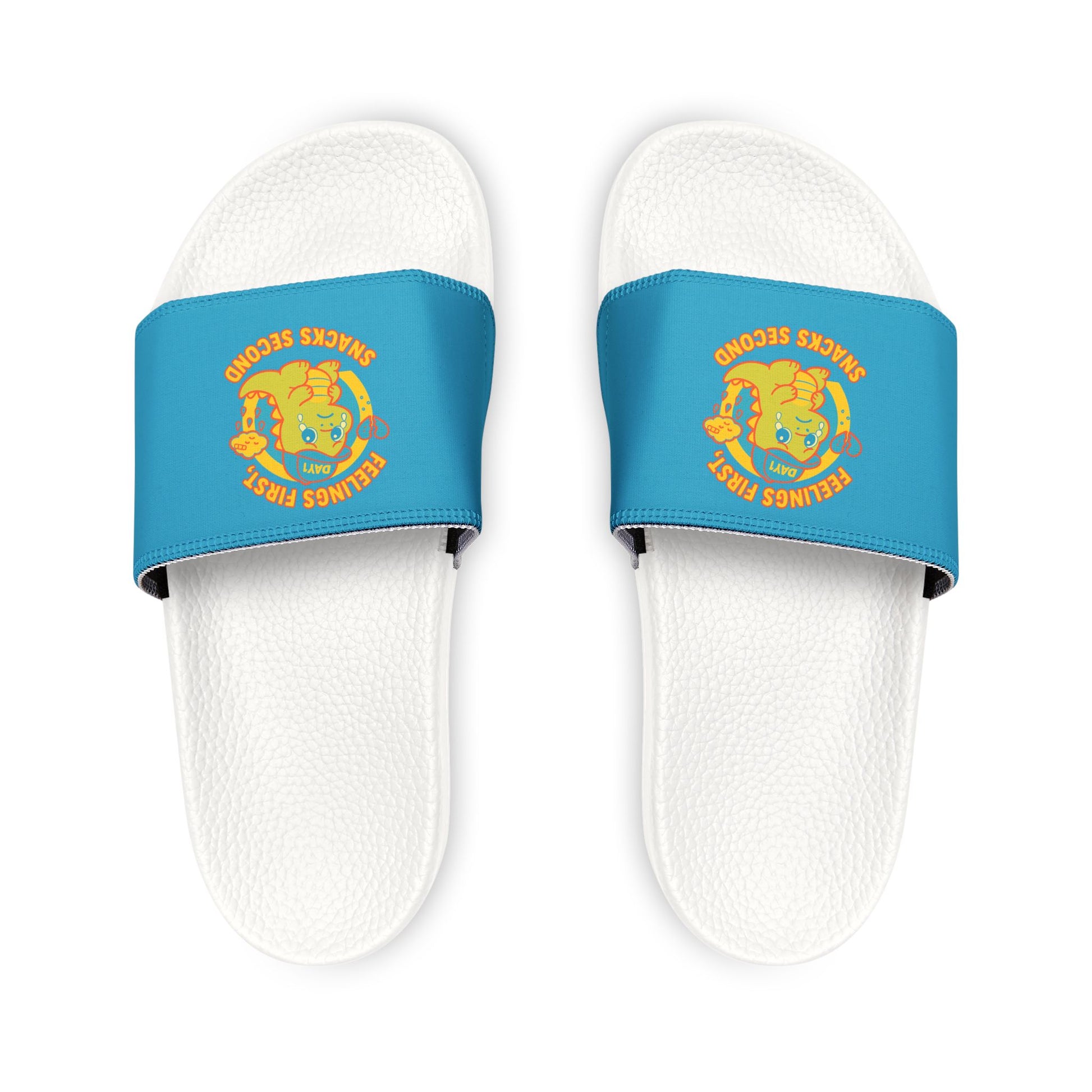 Weepy Rex Feelings First Youth Sandals - Kids Removable Strap Slides
