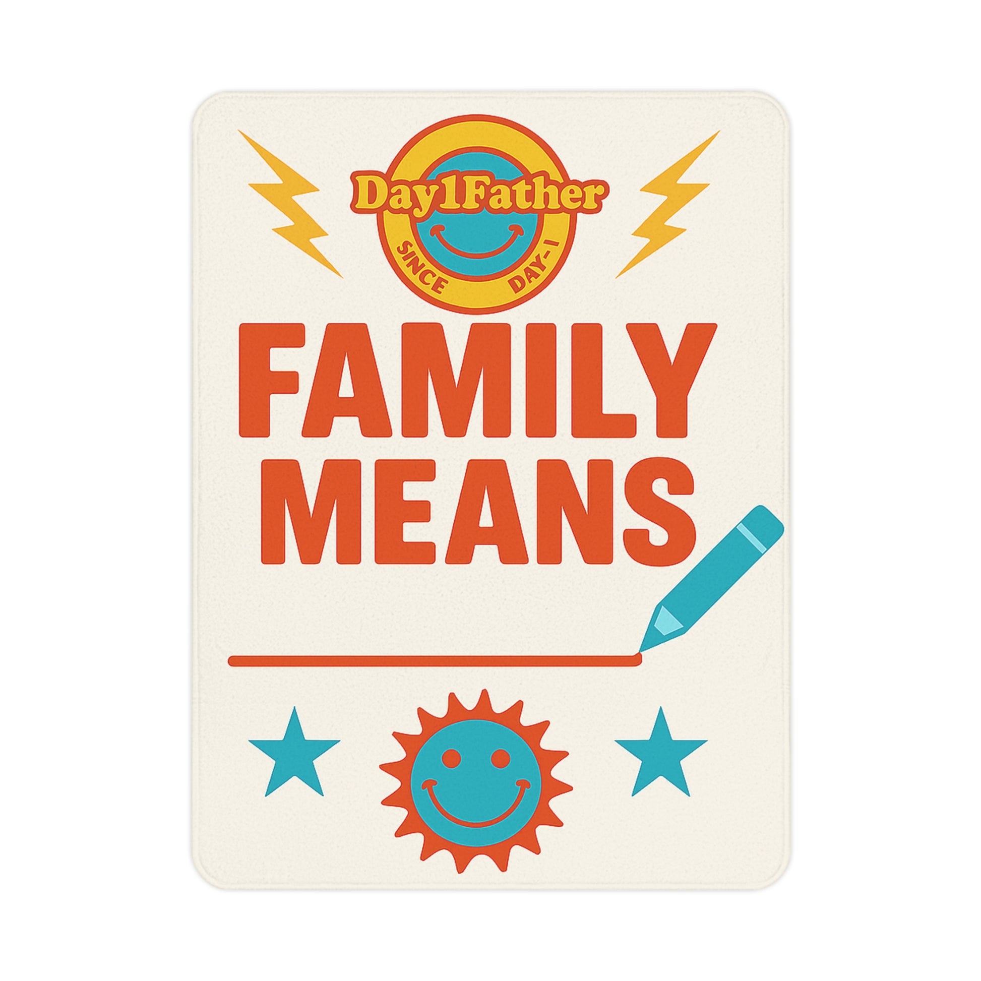 Cozy Toddler Blanket - Family Means ____