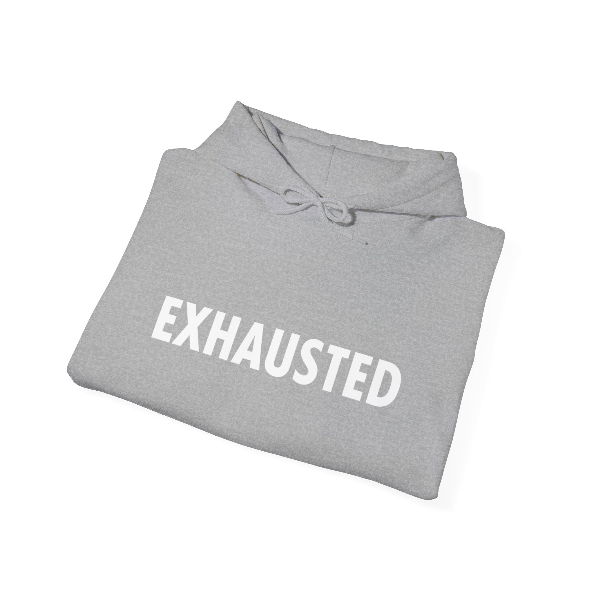 Exhausted and Enough Hoodie - Caregiver Hoodie - Burnout Support - Caregiver Gift