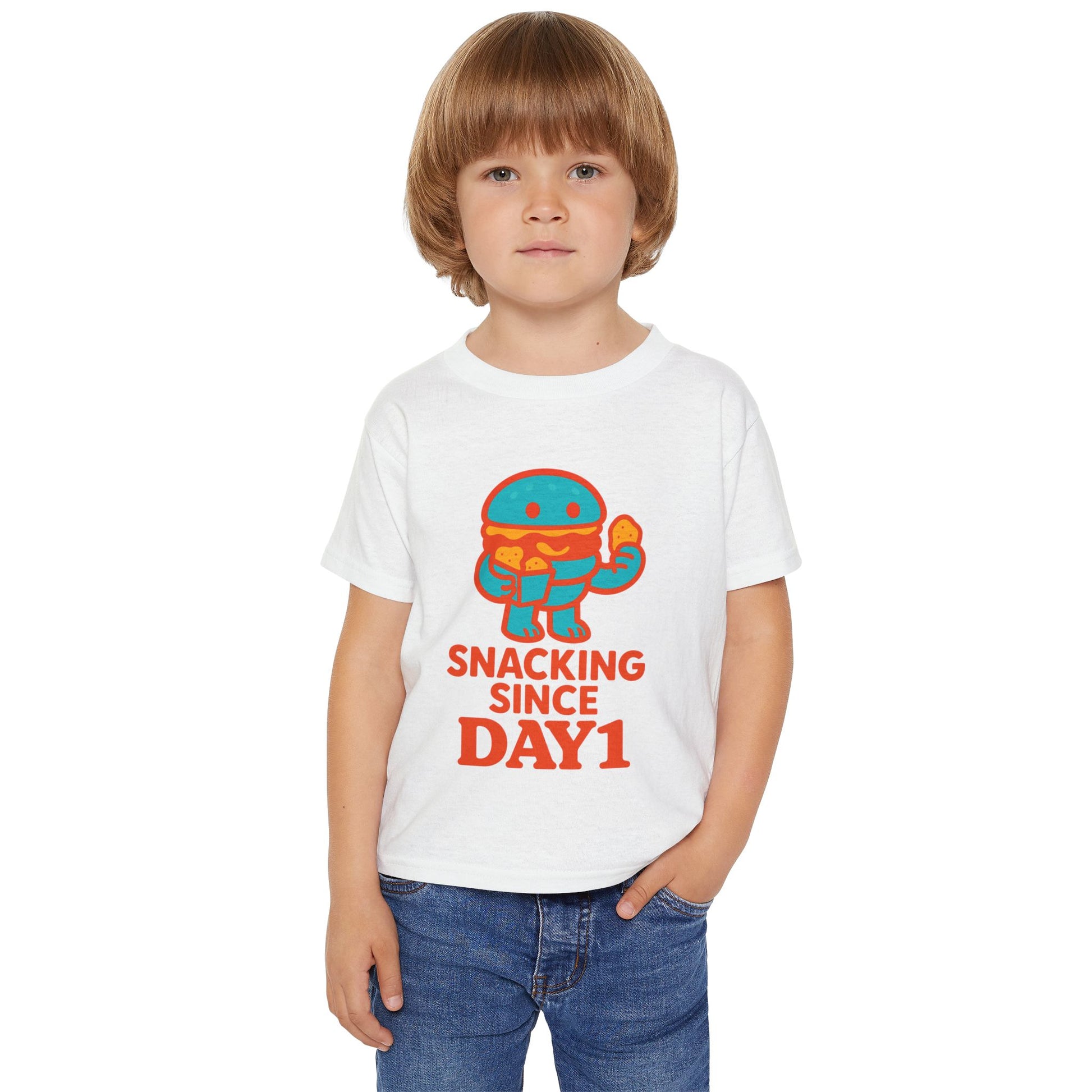 “Little Munchie Toddler T-Shirt - Snacking Since Day 1”
