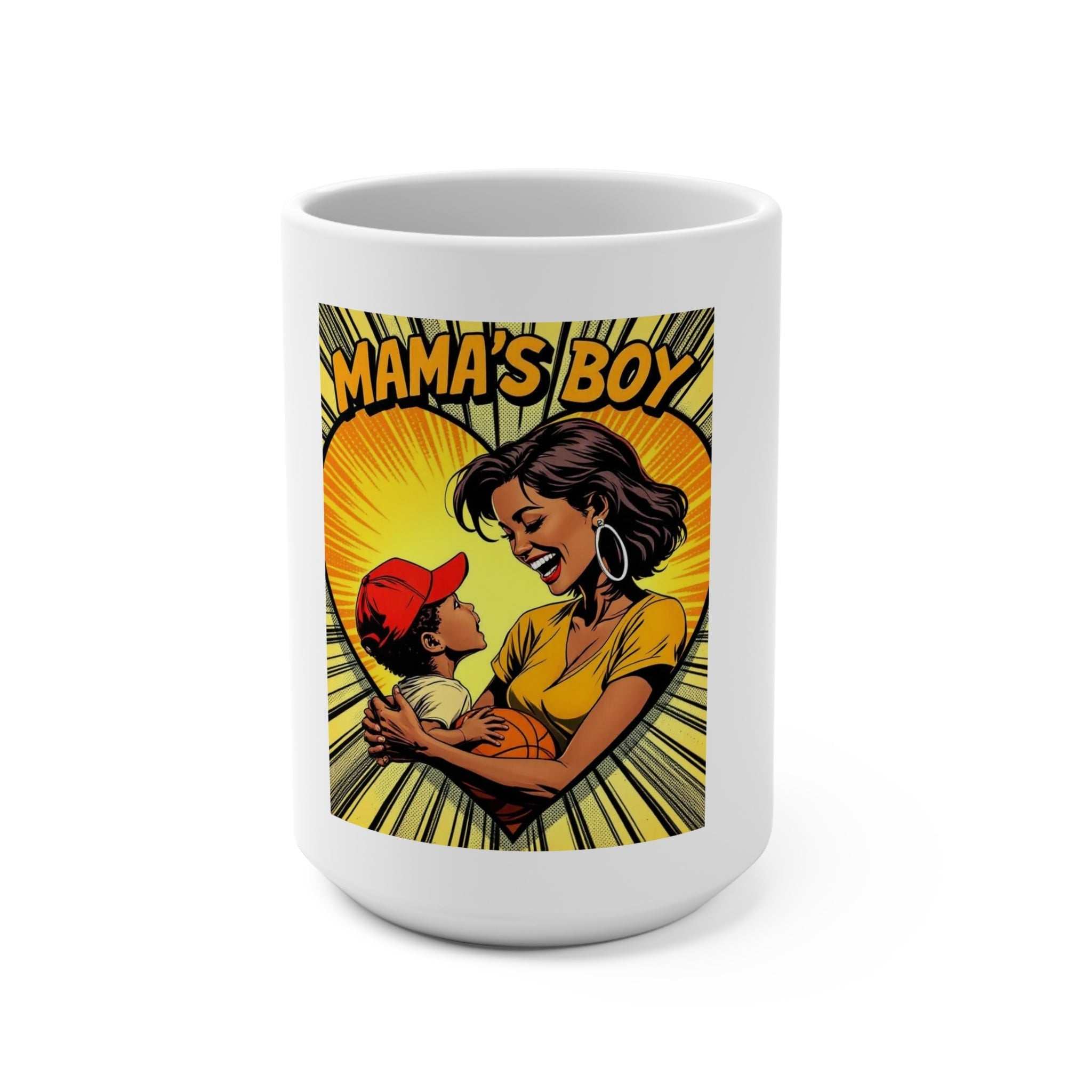 Day1father Mama’s Boy Club Mug | Mother & Son Bond | Single Mom Tribute | 15oz