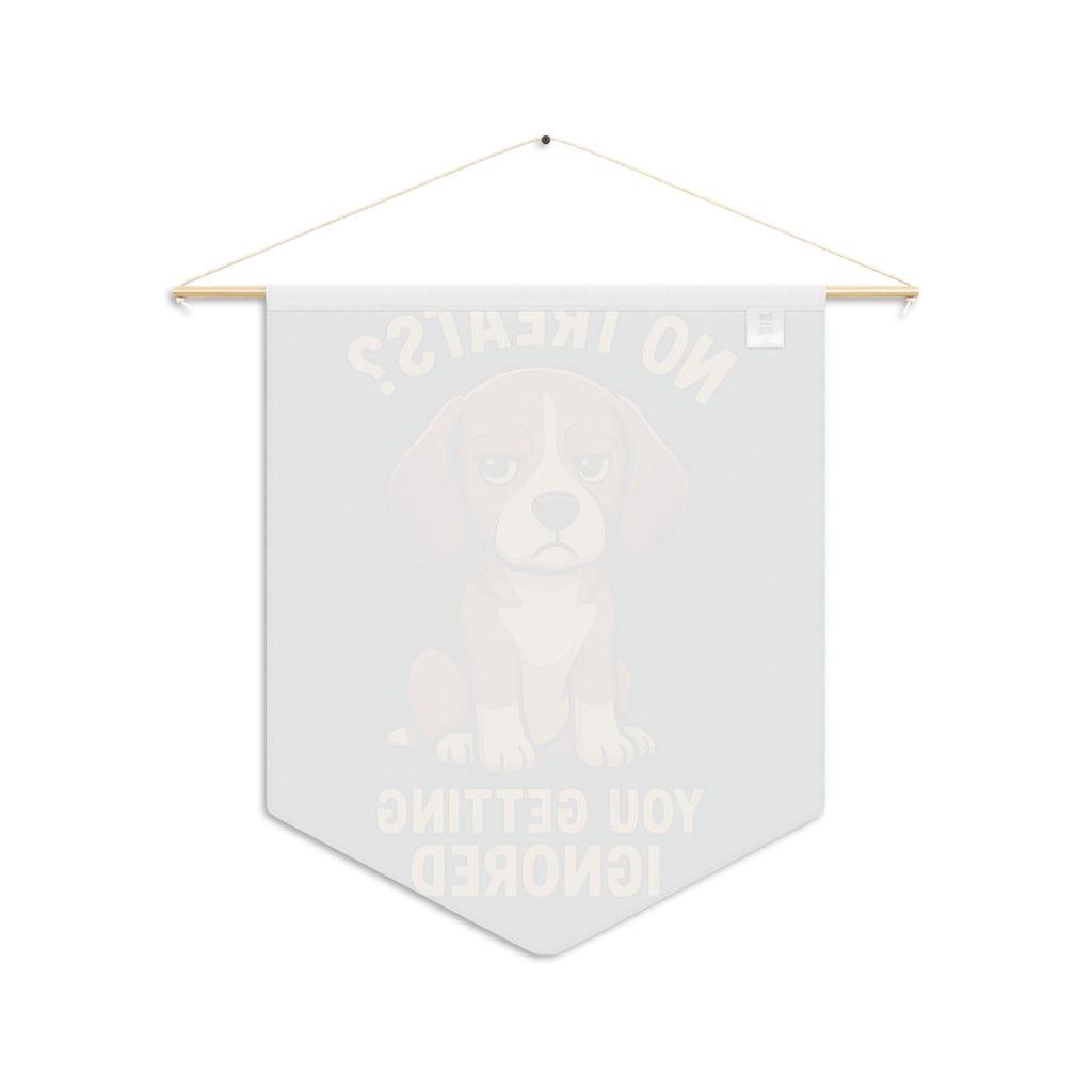 Cute Dog Pennant- No Treats?