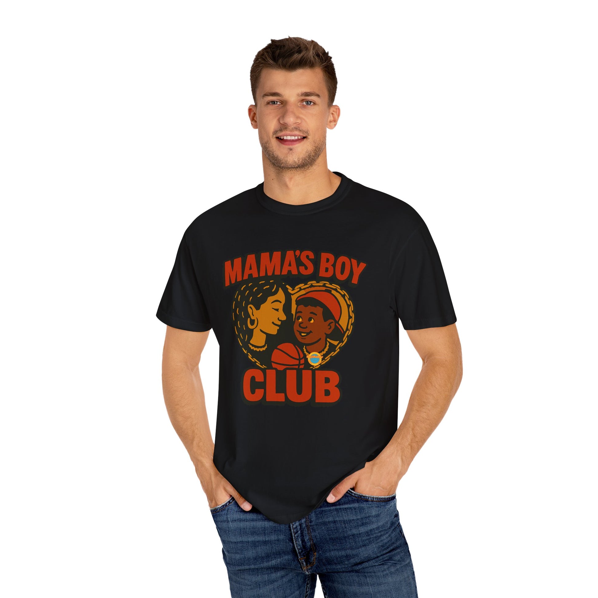 Mama's Boy Club T-shirt | Cozy Unisex Tee for Celebrating Family | Perfect Gift for Mother's Day, Birthdays, or Any Occasion