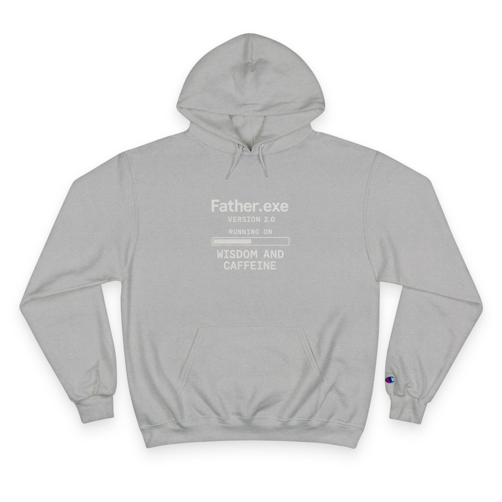 Father .exe Champion Hoodie - Funny Dad Programming Gift