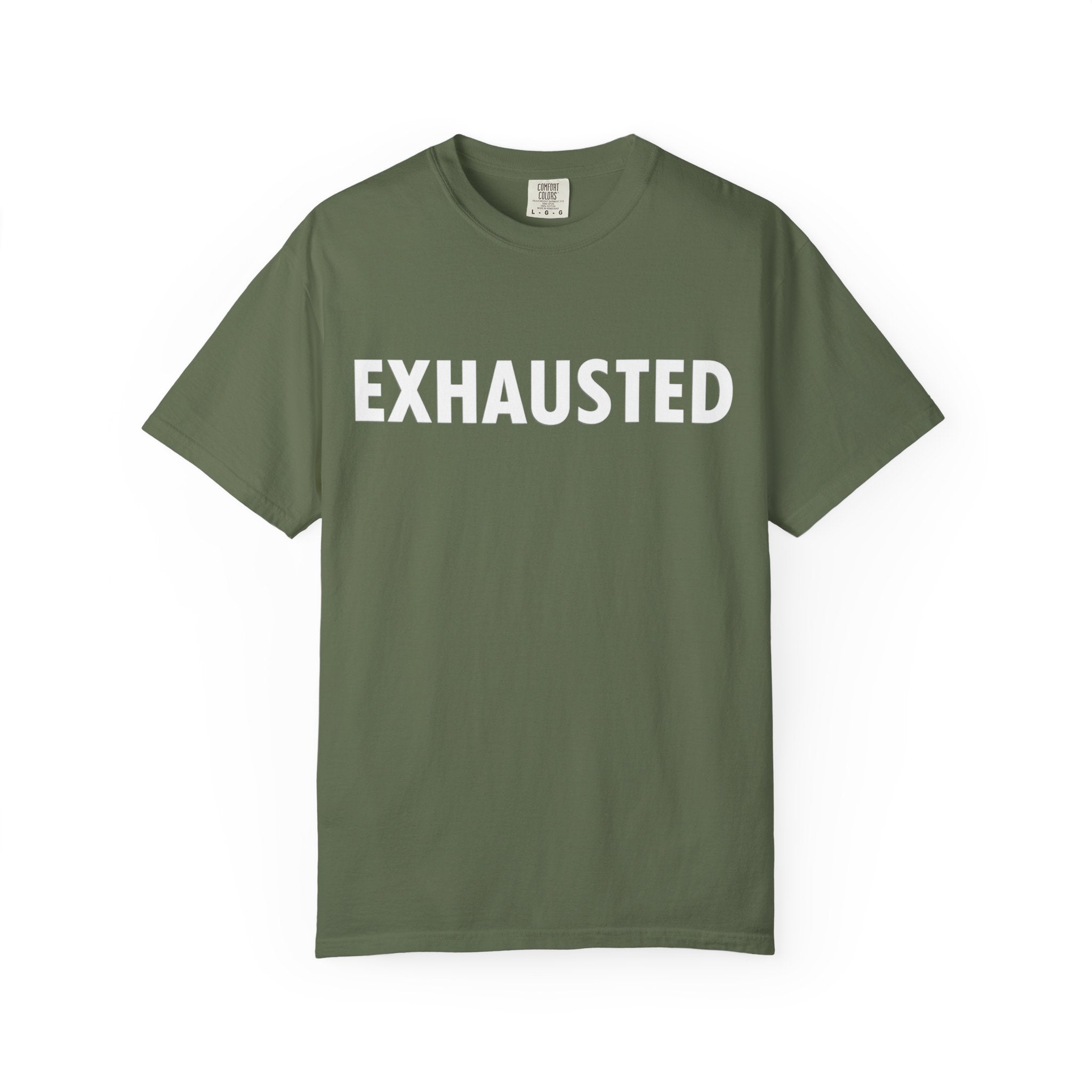 Exhausted T-Shirt - Caregiver Shirt - Burnout Awareness - Mental Health Tee - Day1father