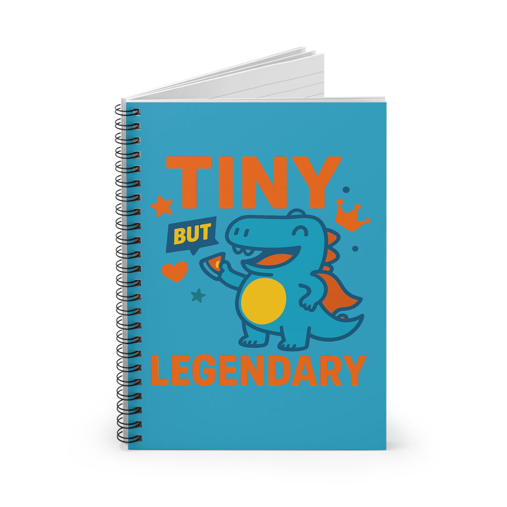 “Tiny Legendary” Family Values Spiral Notebook