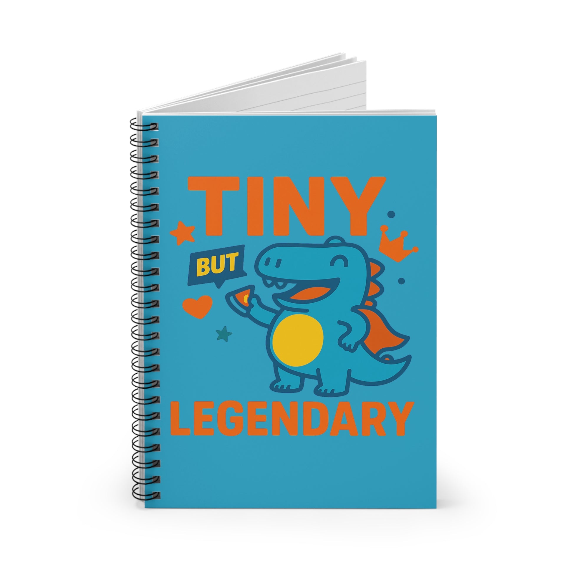“Tiny Legendary” Family Values Spiral Notebook
