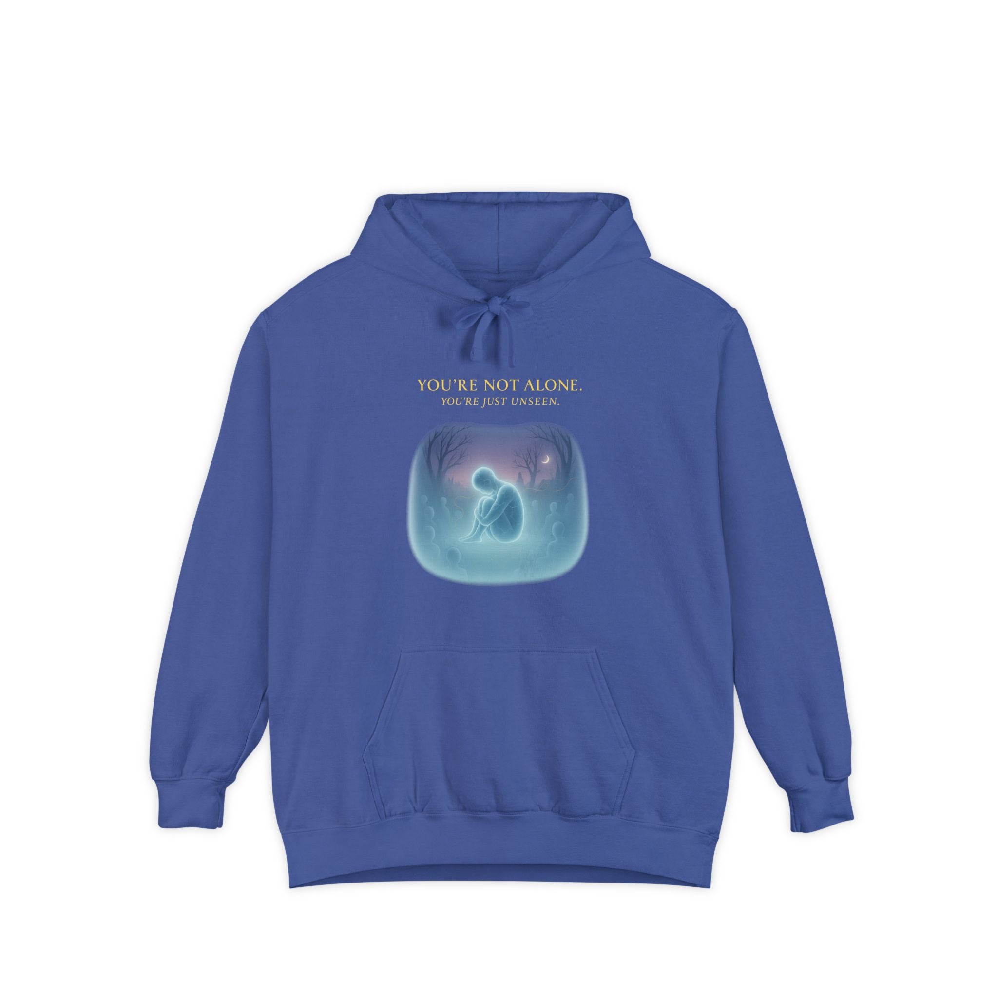Unseen Caregiver Hoodie | Support for Invisible Caregivers | Day1father Garment-Dyed Comfort Sweatshirt