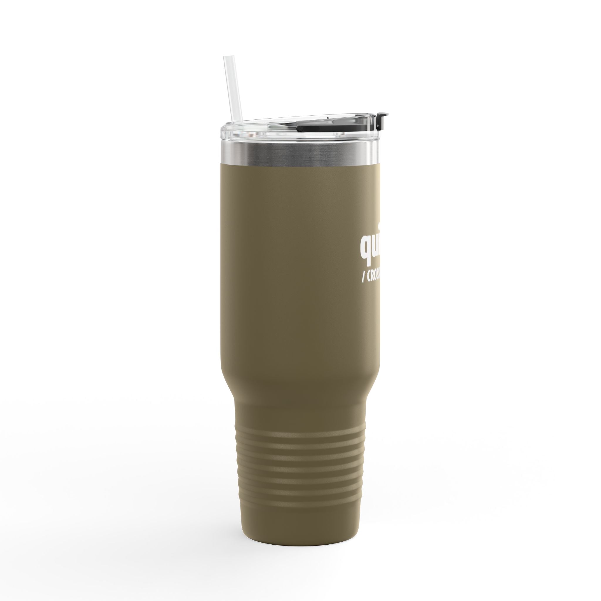 “Quitting Crossed My Mind” 40oz Insulated Travel Mug for Exhausted Caregivers