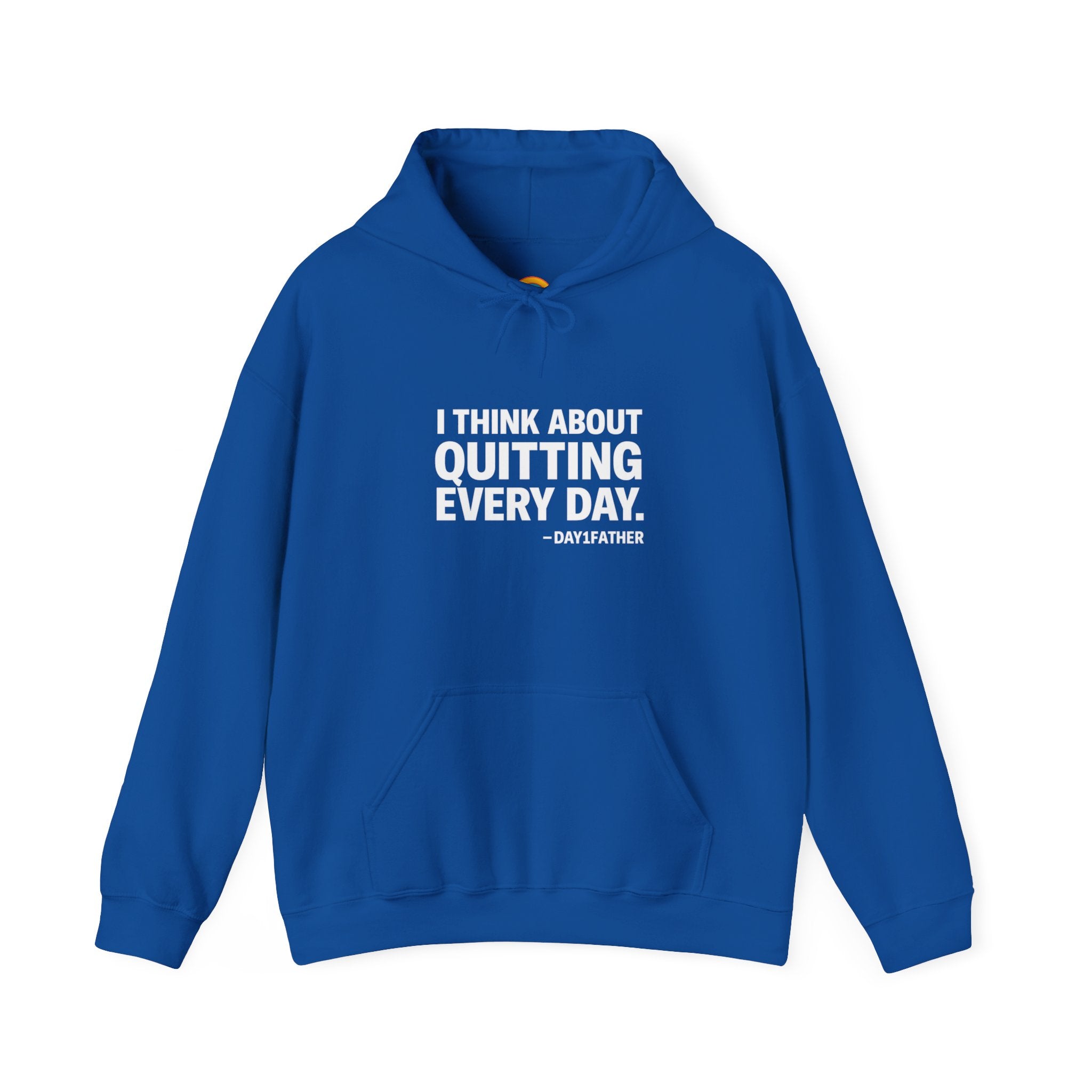 Gift For Exhausted Caregivers | I Think About Quitting Every Day Hoodie | Anti-Toxic Positivity