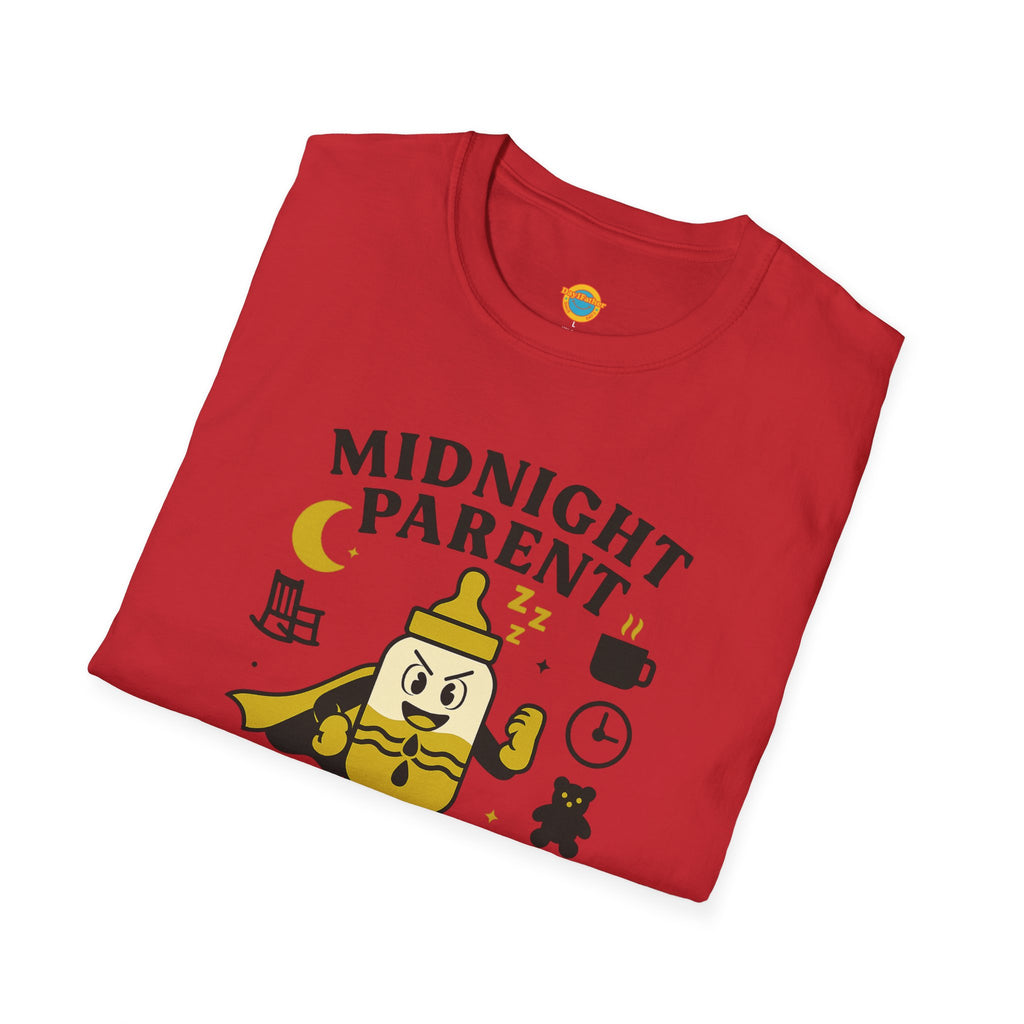 Midnight Parent Hero T-Shirt, Sleep Deprived Mom & Dad Shirt
