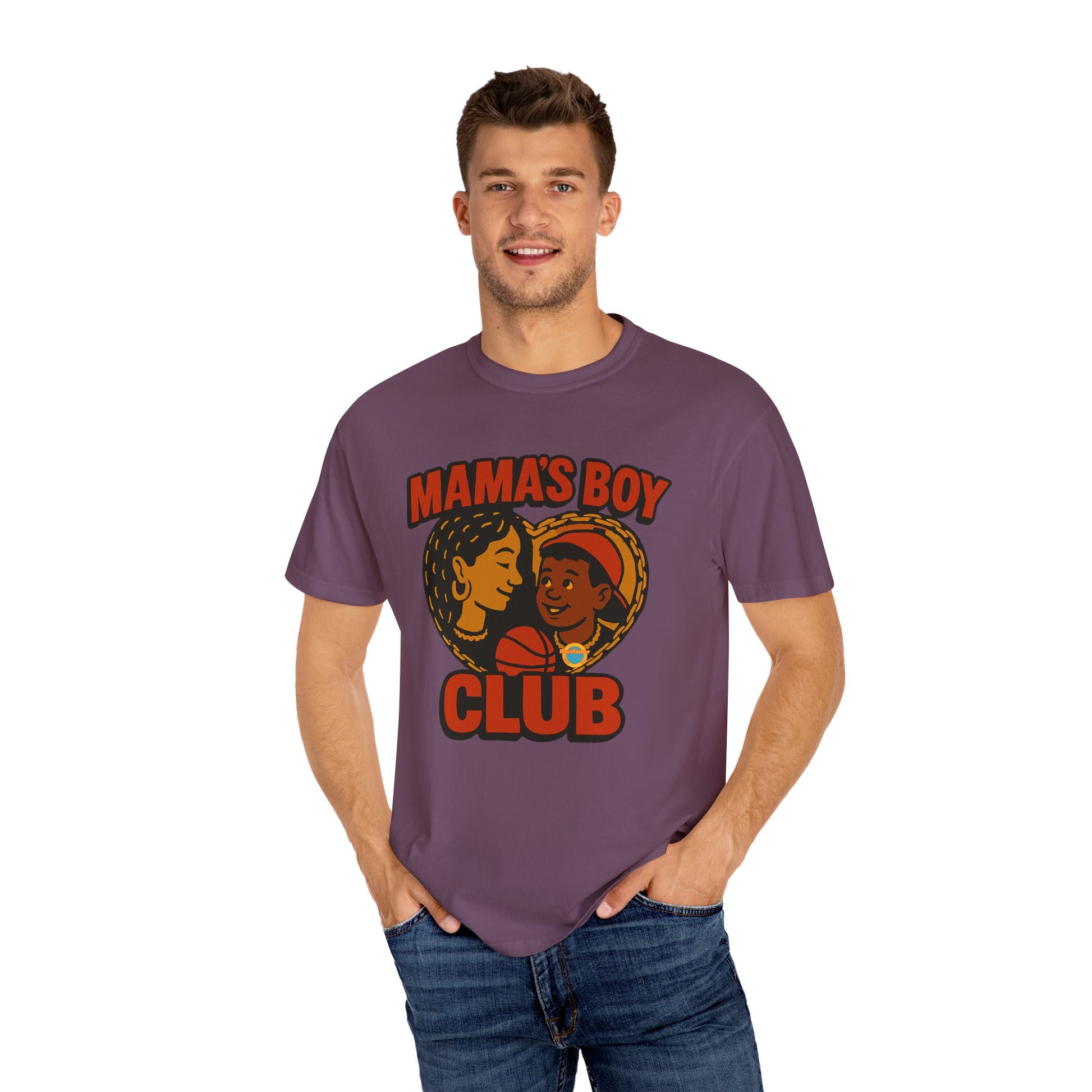 Mama's Boy Club T-shirt | Cozy Unisex Tee for Celebrating Family | Perfect Gift for Mother's Day, Birthdays, or Any Occasion