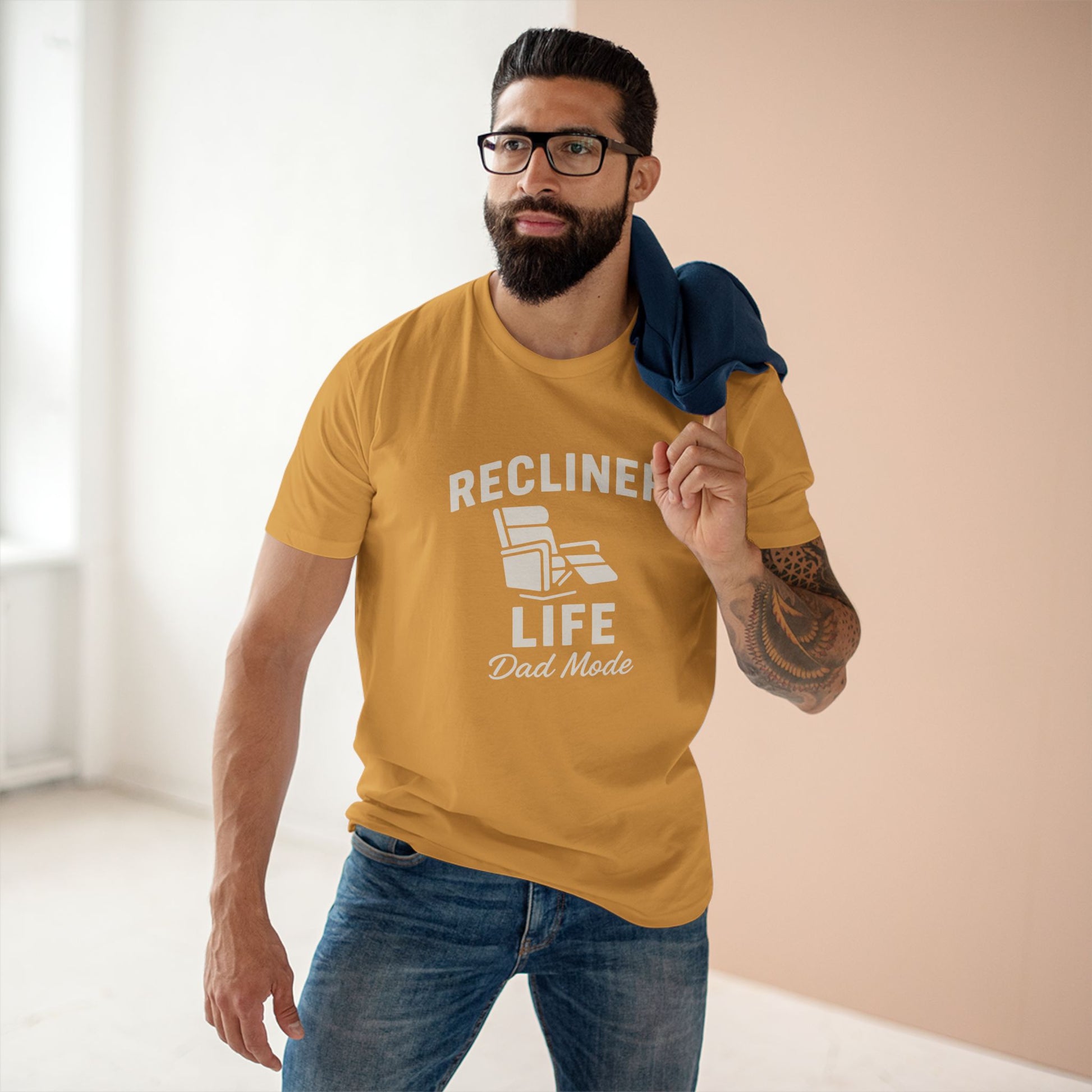 Tee Shirt Dad Mode Recliner Life Adult Staple Tee