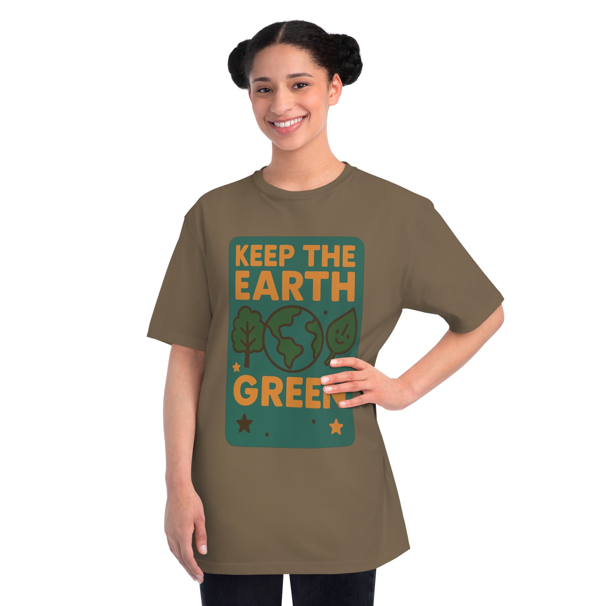 T-Shirt Eco-Friendly - Keep  Earth Green