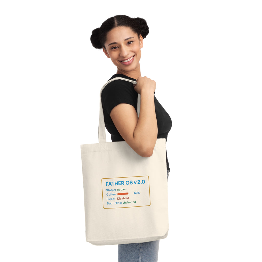 “Day1Father Tech Dad Tote Bag”