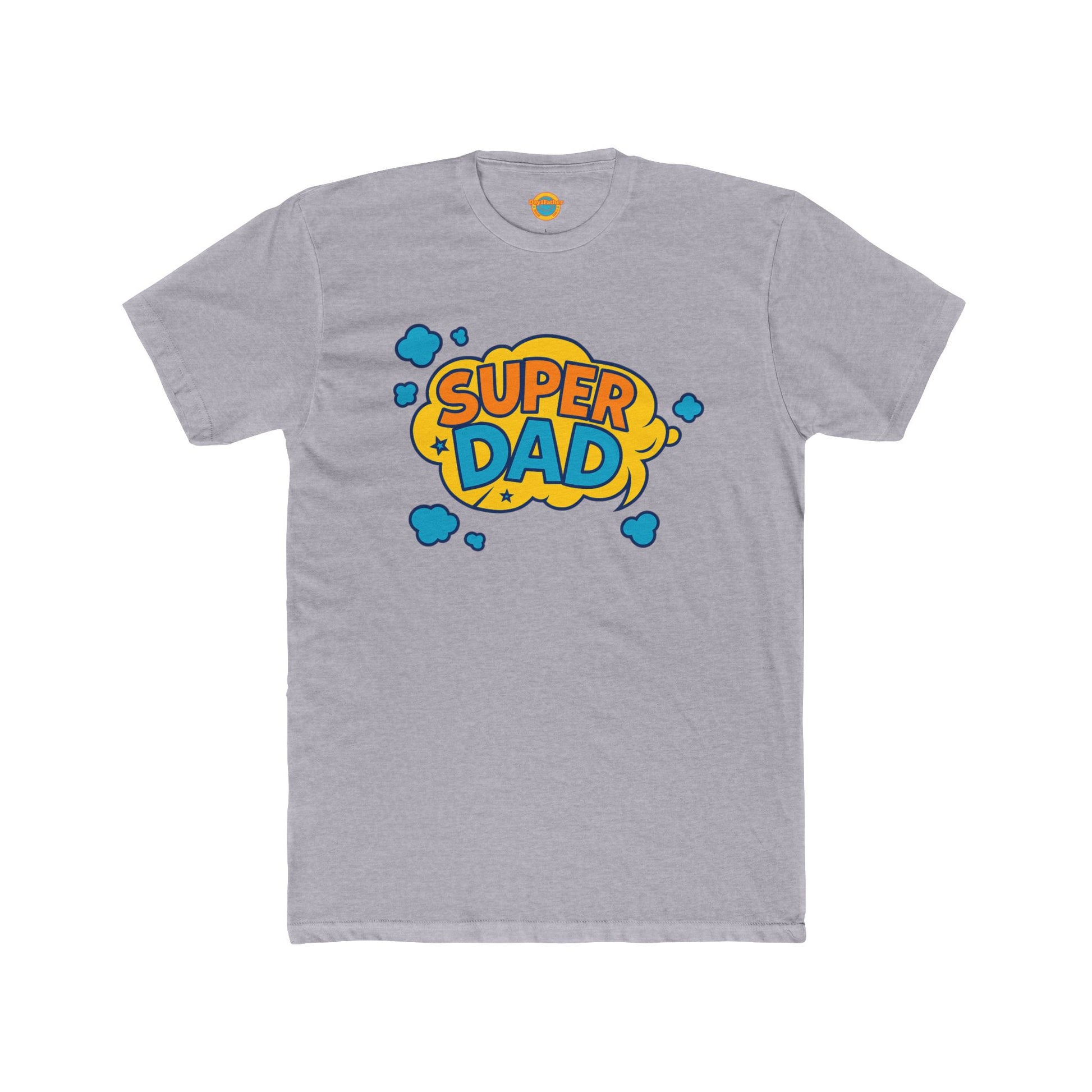 Cotton Crew Tee - Day1father Branded Super Dad Tee