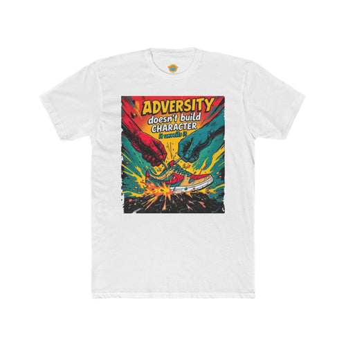 Adversity Doesn't Build Character It Unveils It Tee | Caregiver Strength | Day1Father