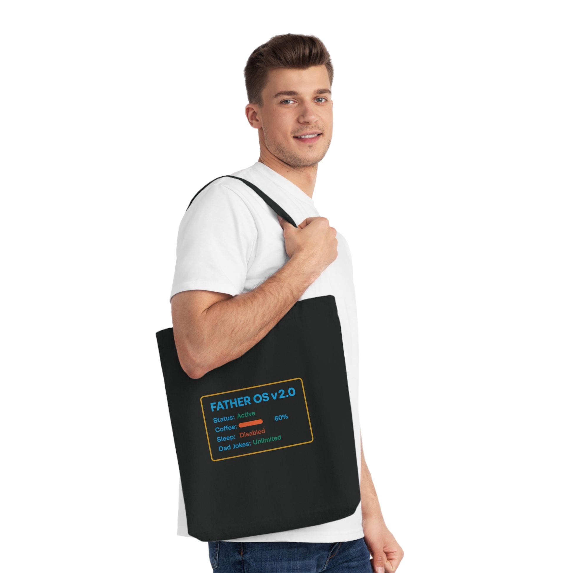 “Day1Father Tech Dad Tote Bag”