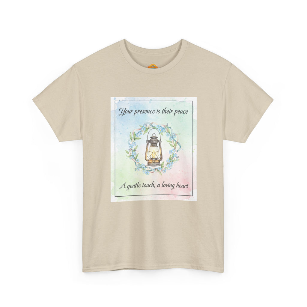 “Caregiver Shirt | Your Presence Is Their Peace”