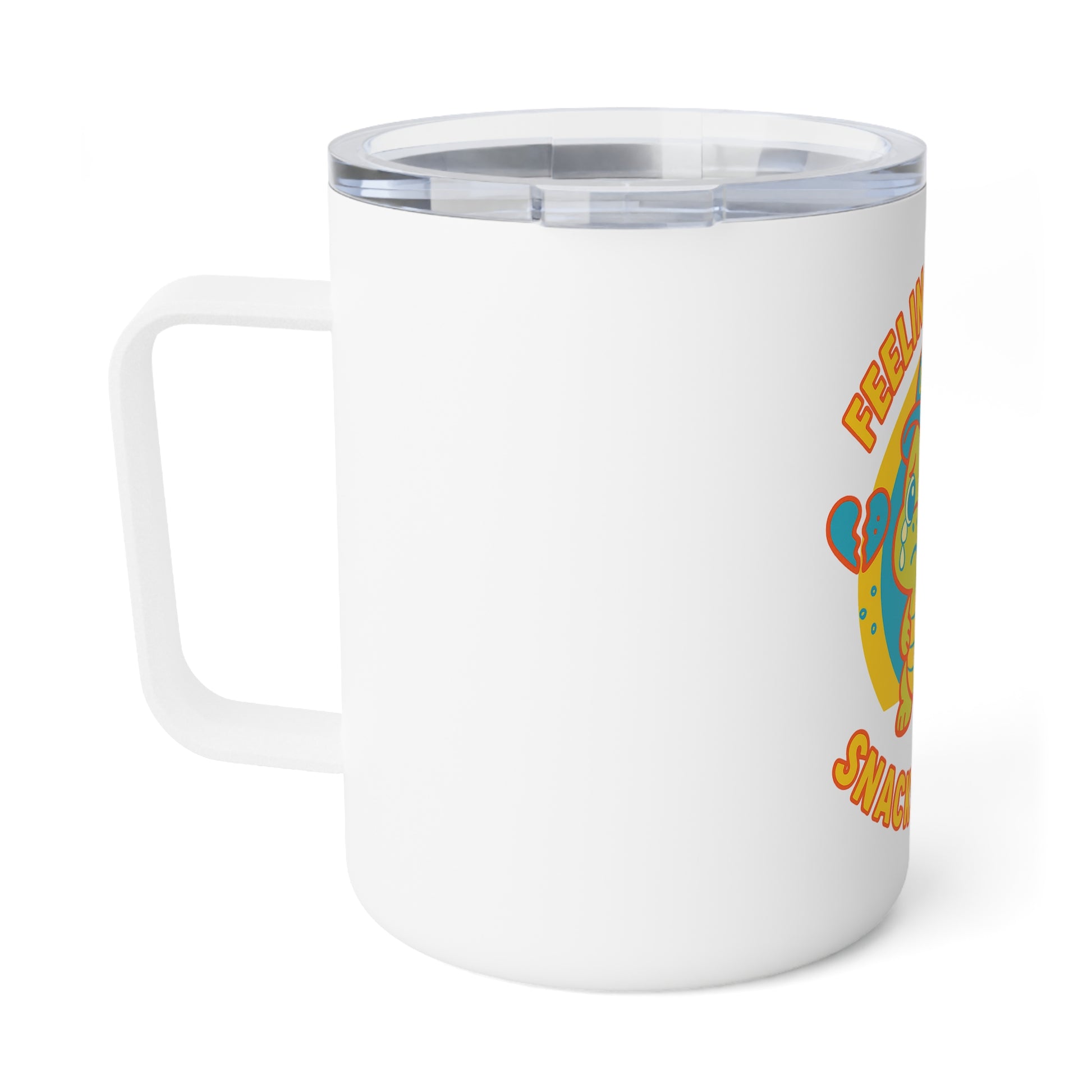 “Weepy Rex Dinosaur Mug - Insulated Coffee Cup”